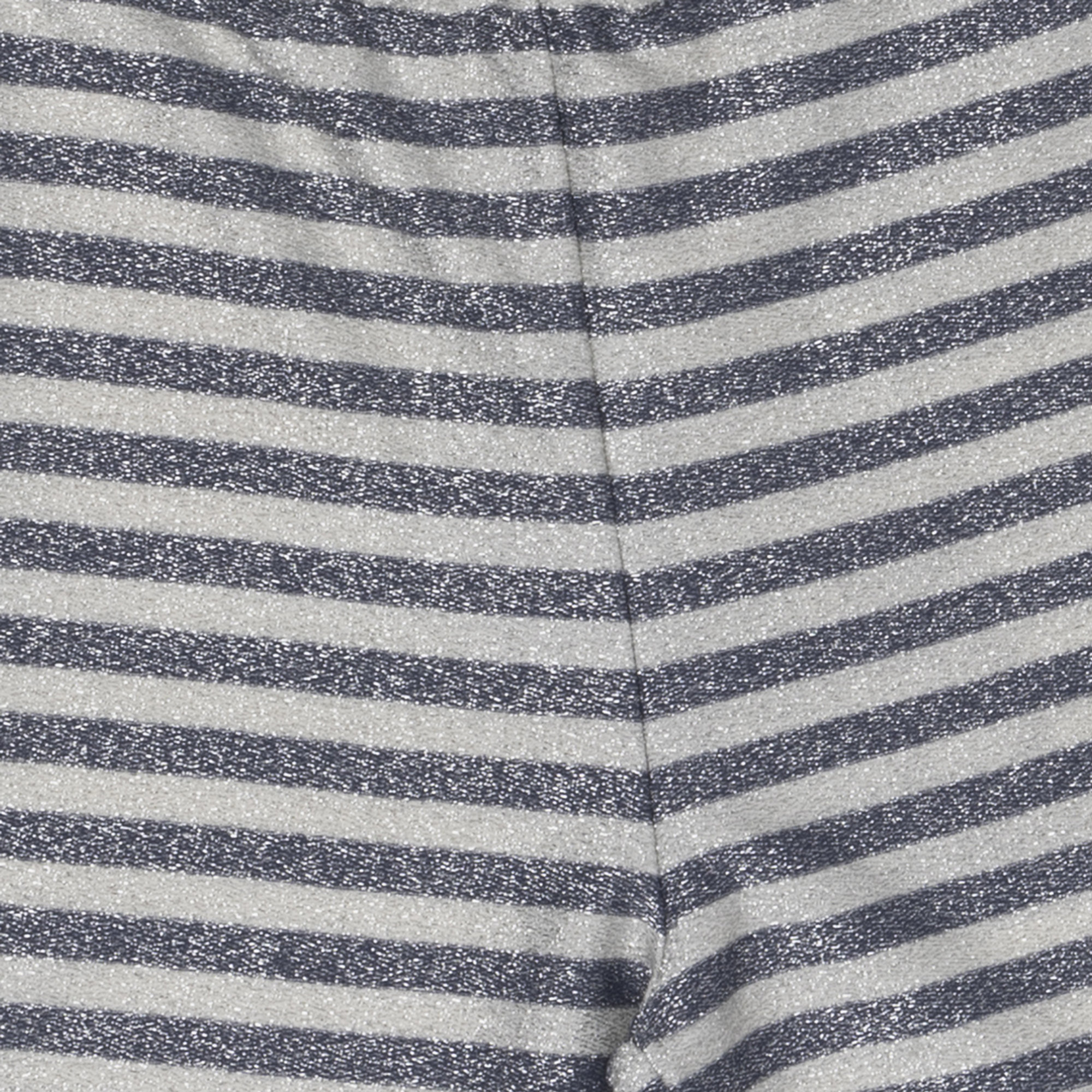 Pantalone largo a righe lurex blu e bianche DOUUOD vista2