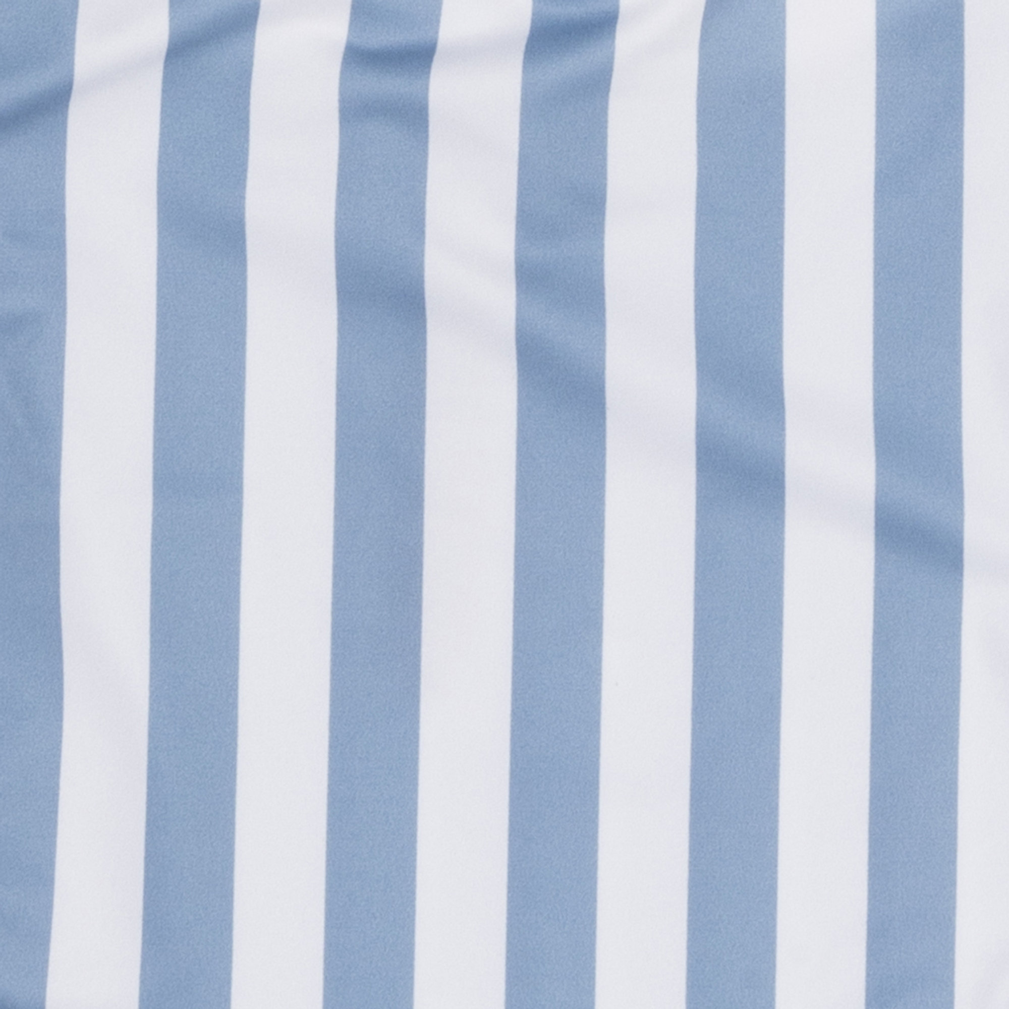 Costume intero bimba a righe bianche e azzurre DOUUOD vista2