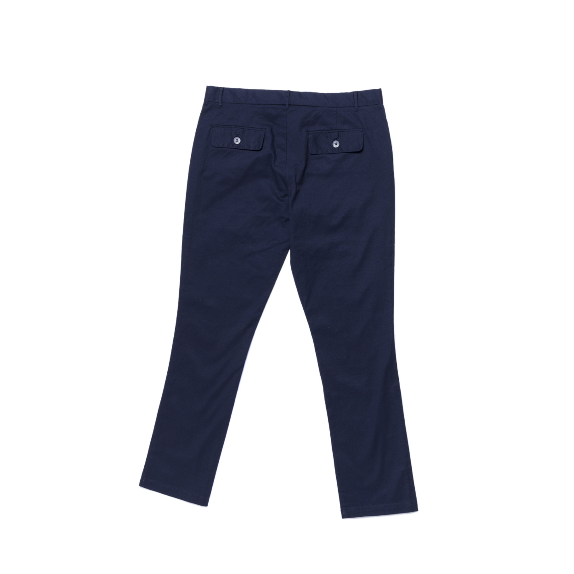 Pantalone lungo blu in cotone TOURISTE vista1