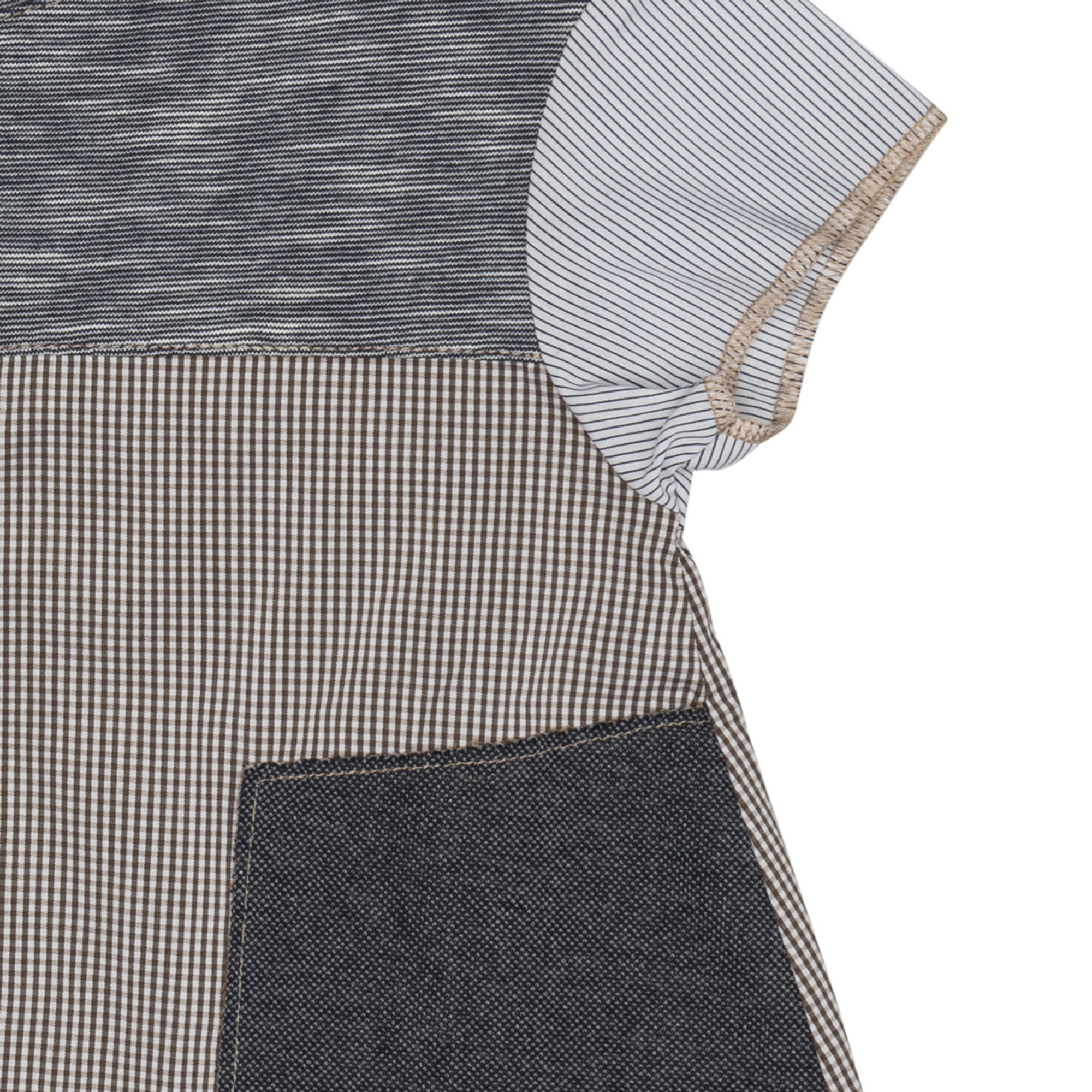 T-shirt patchwork multicolor FRUGOO vista2