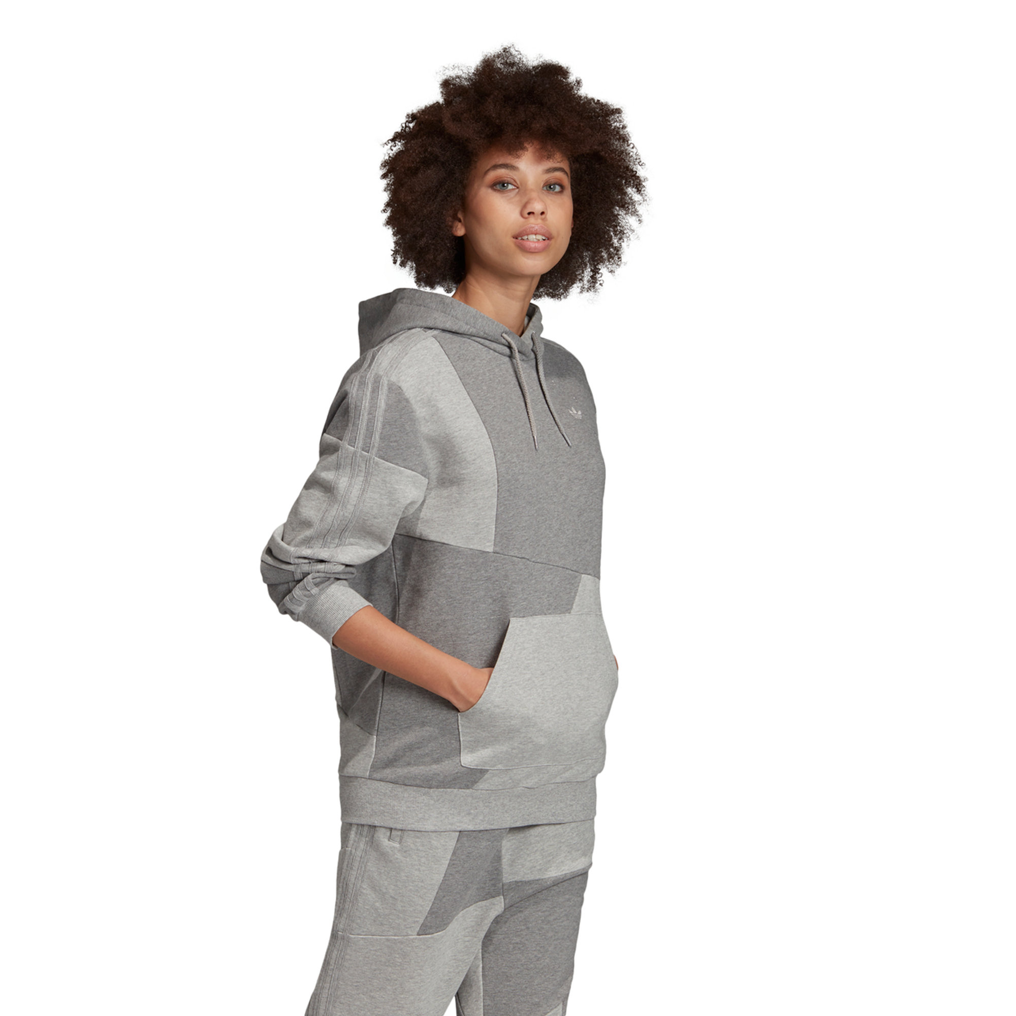 Felpa Adidas Daniëlle Cathari grigia ADIDAS vista1