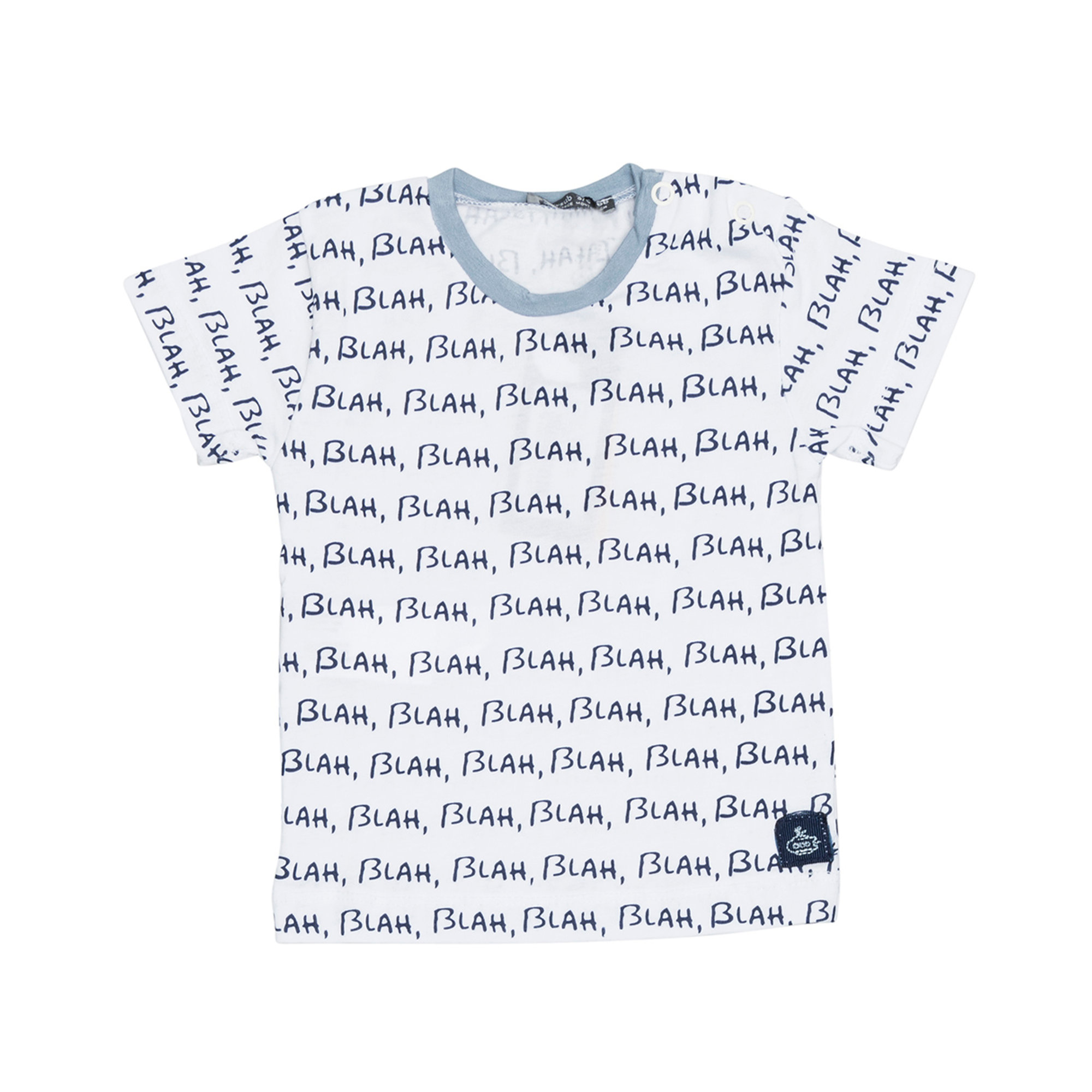 T-shirt neonato stampa "BLAH" Yellowsub vista0