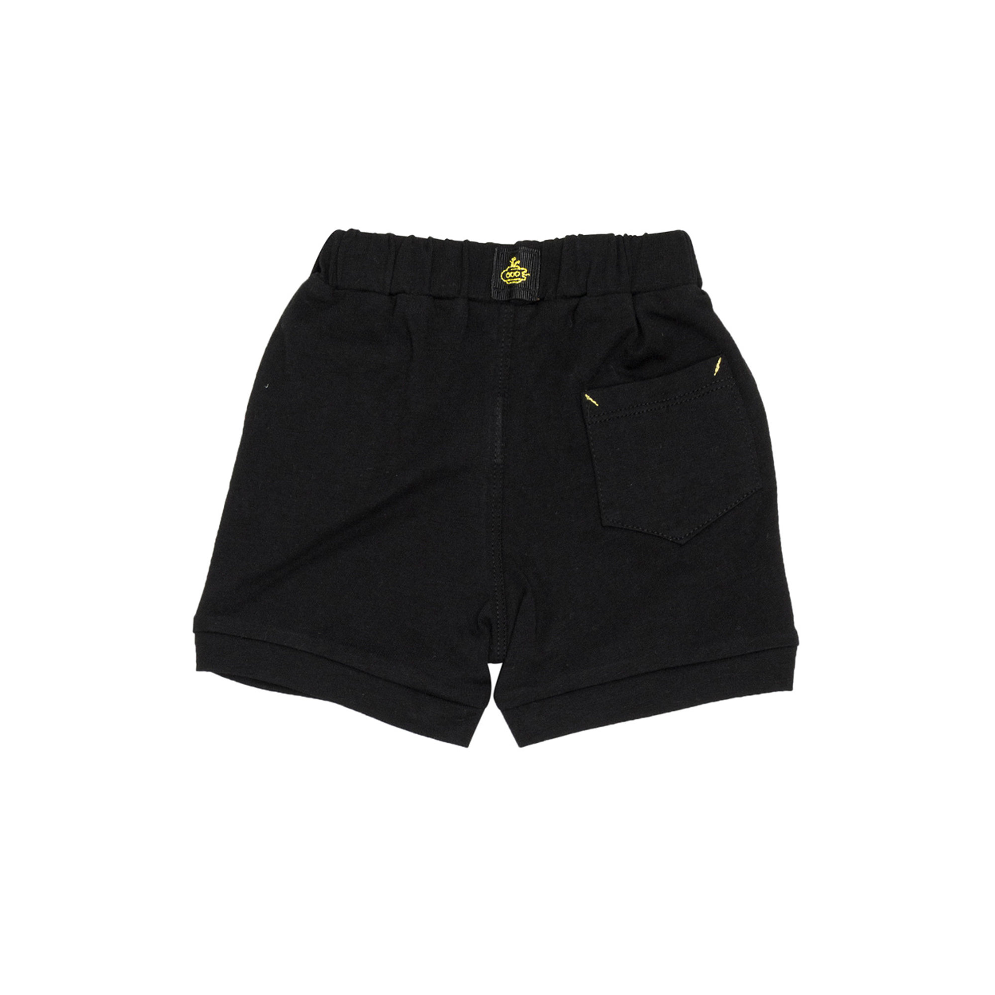 Short nero con elastico in vita Yellowsub vista1