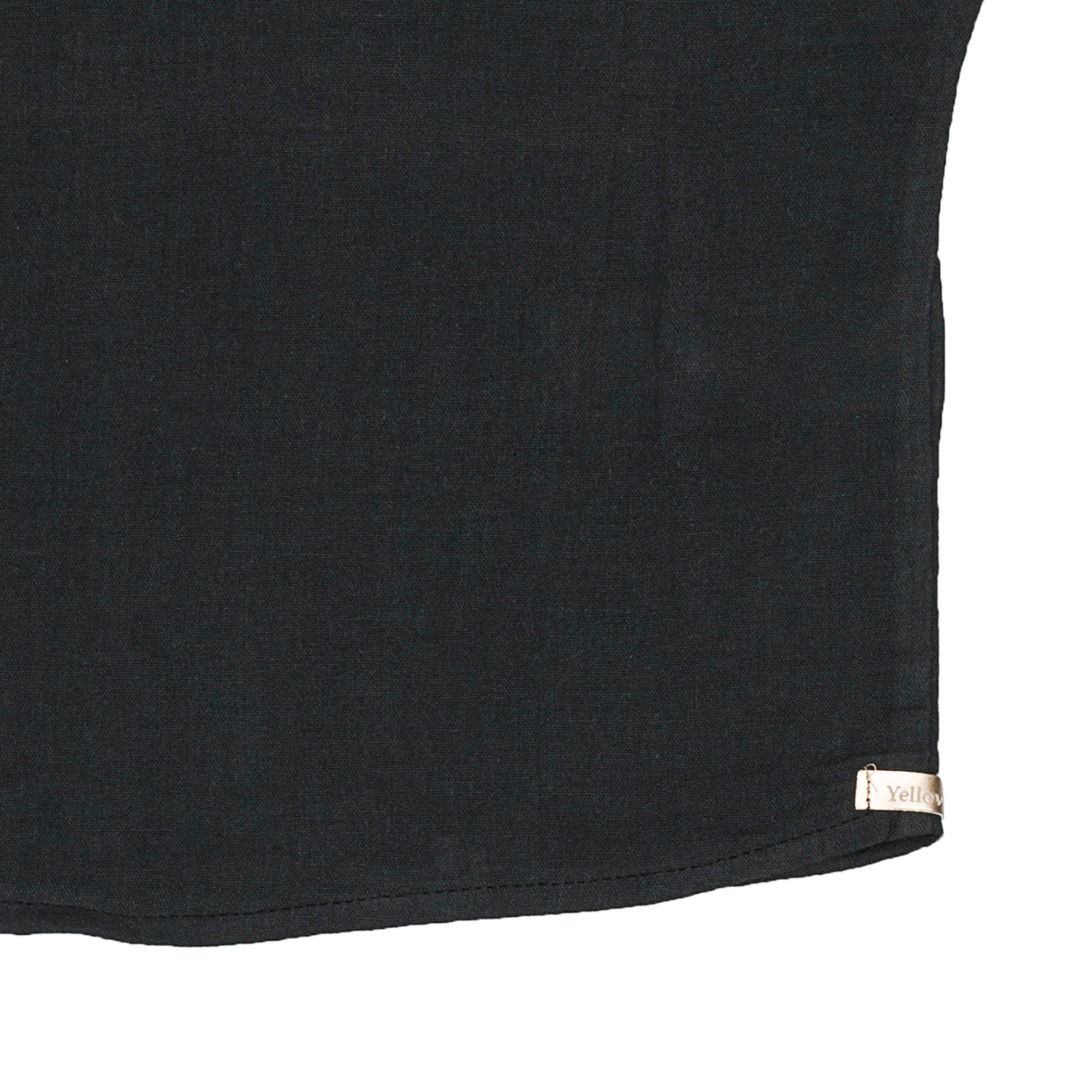 Blusa nera delavè con maniche corte Yellowsub vista2