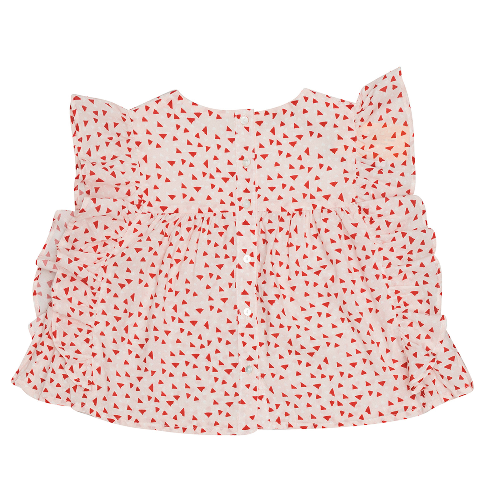 Blusa multicolor con volant Yellowsub vista1