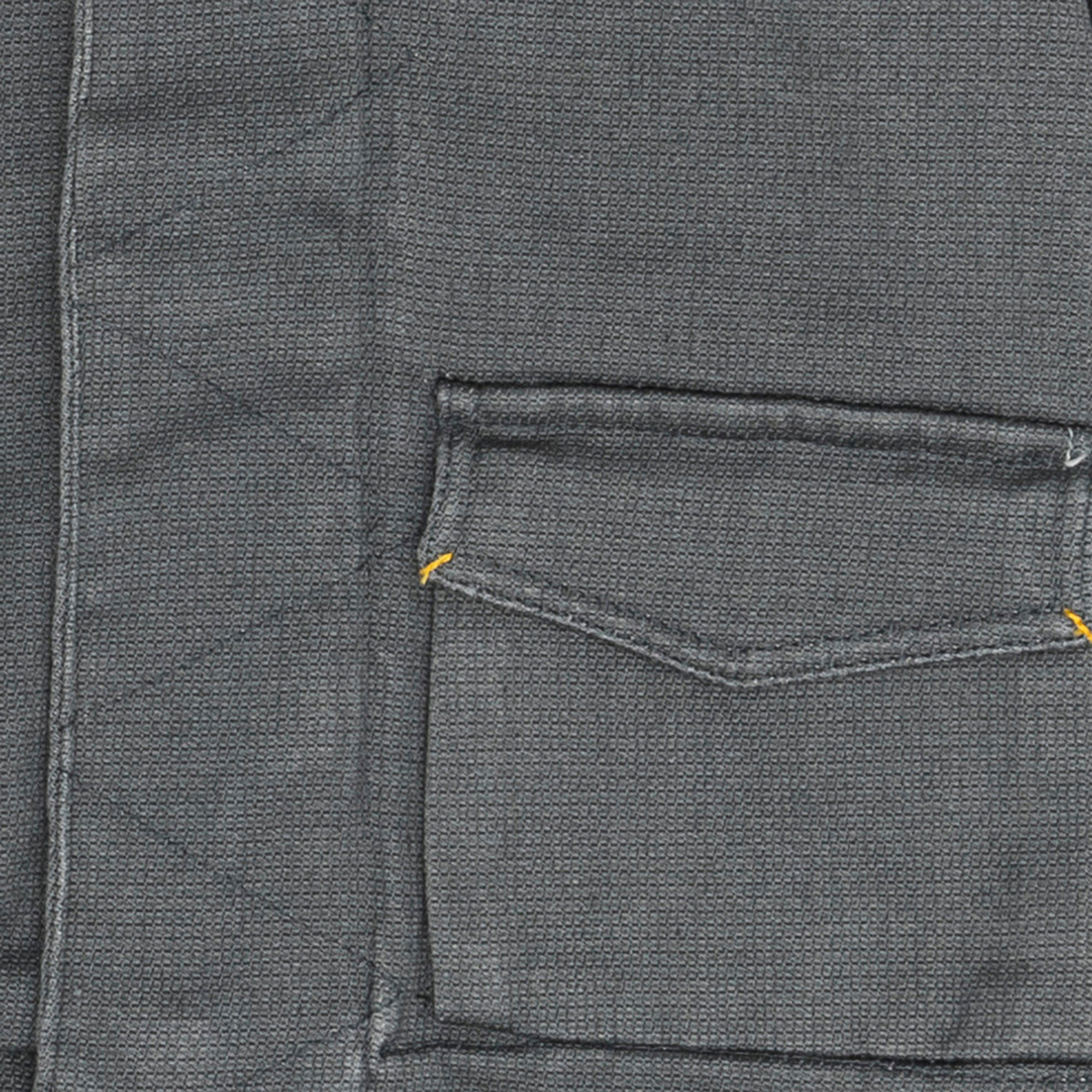 Giubbotto neonato grigio con cappuccio e zip Yellowsub vista2