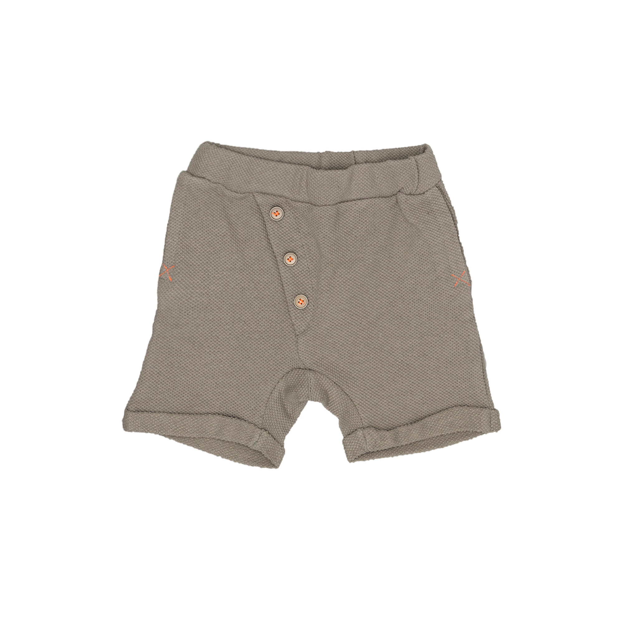 Bermuda beige con elastico in vita Yellowsub vista0