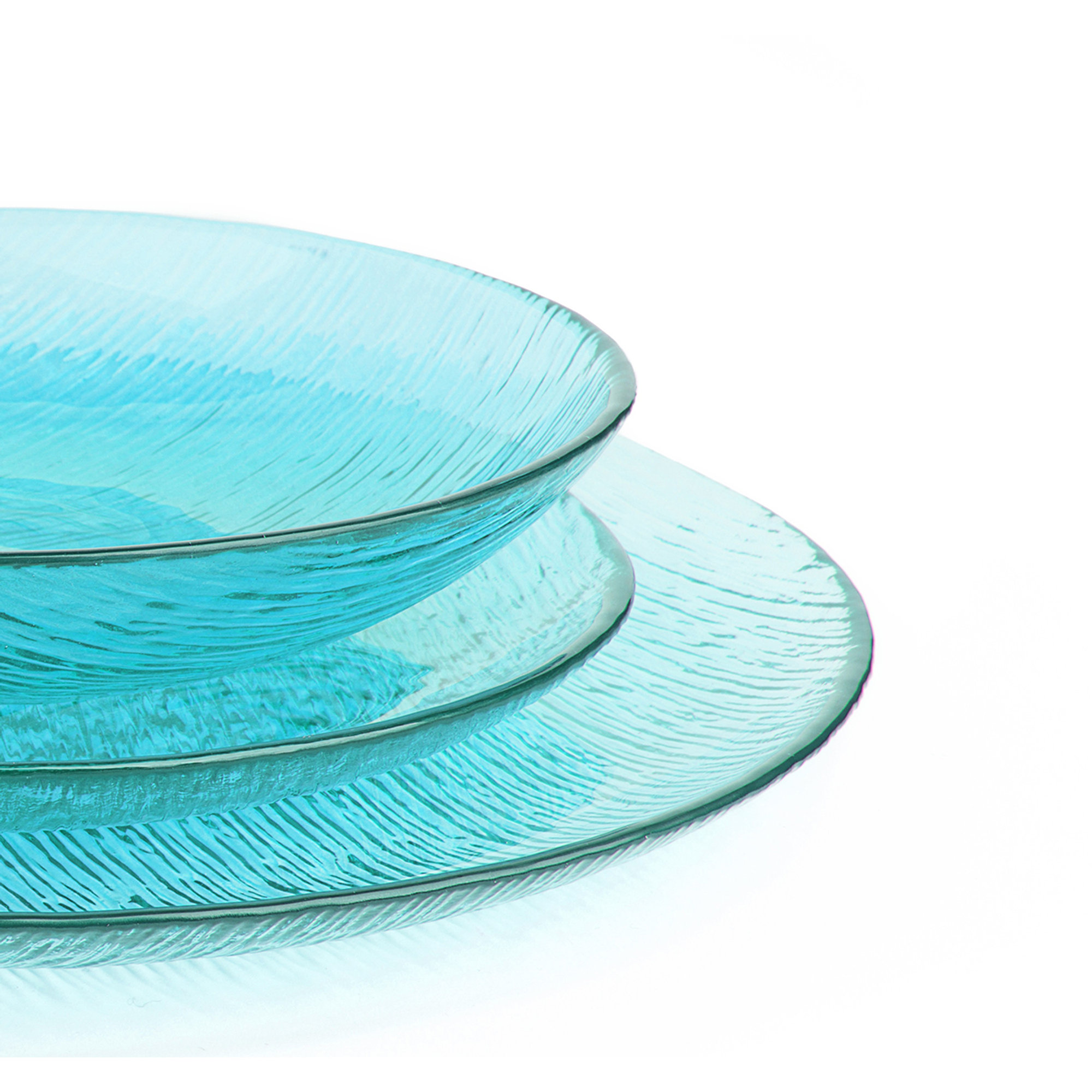 Servizio piatti 12pz Scratch, azzurro La tavola di primavera vista3