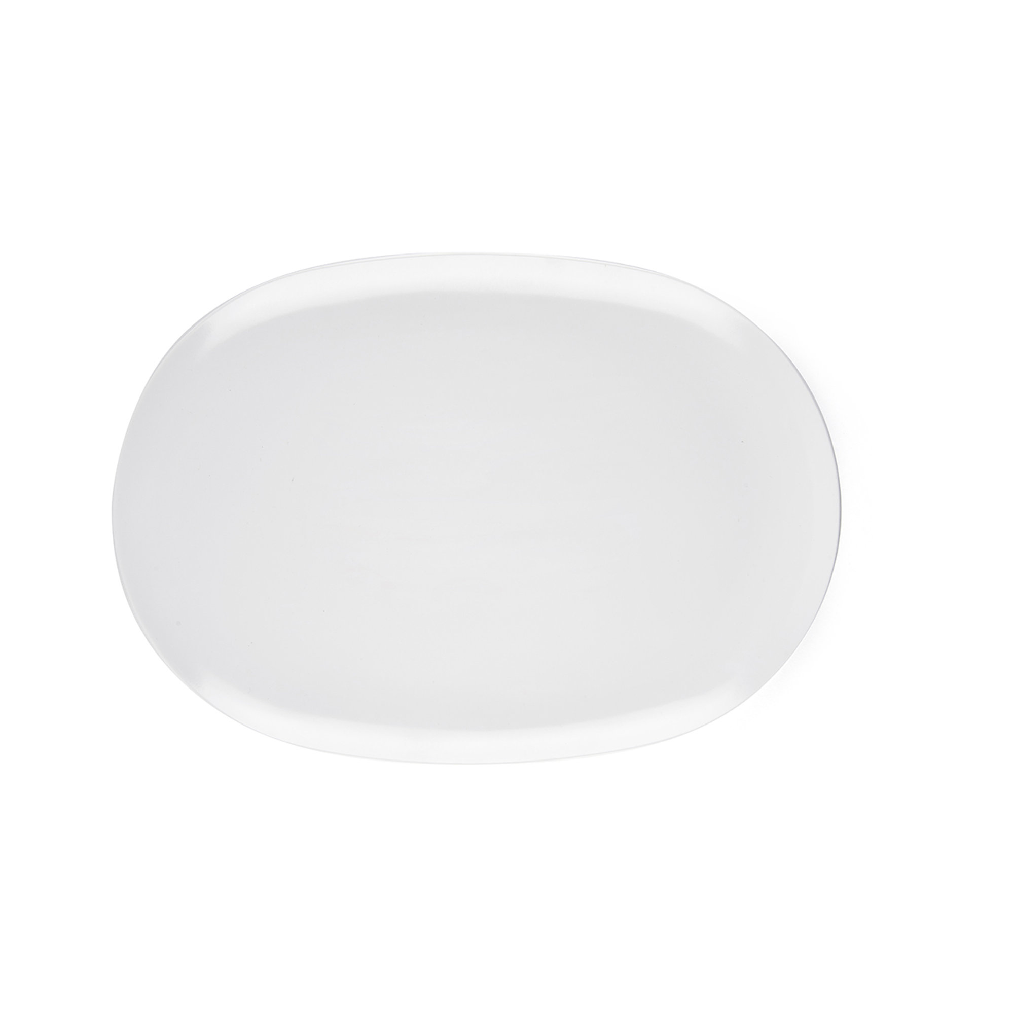 Vassoio ovale 40x28, bianco La tavola di primavera vista0