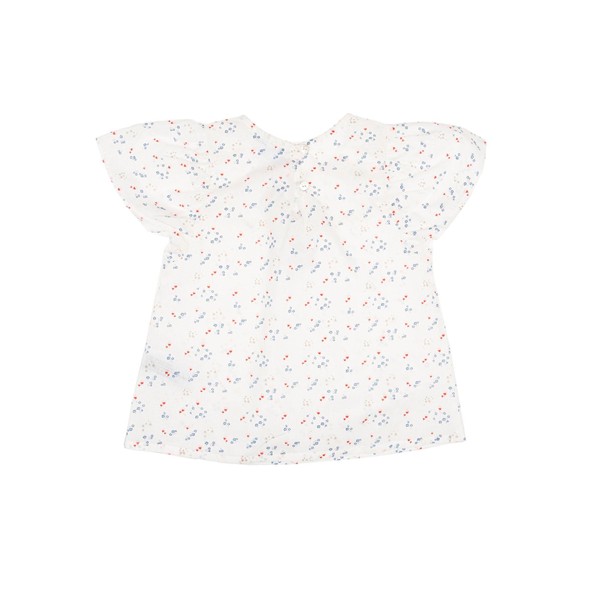 Blusa a fiori KNOT vista1