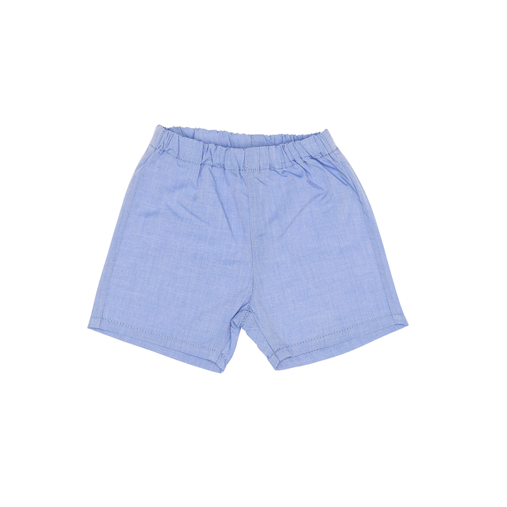 Shorts in cotone azzurri KNOT vista0