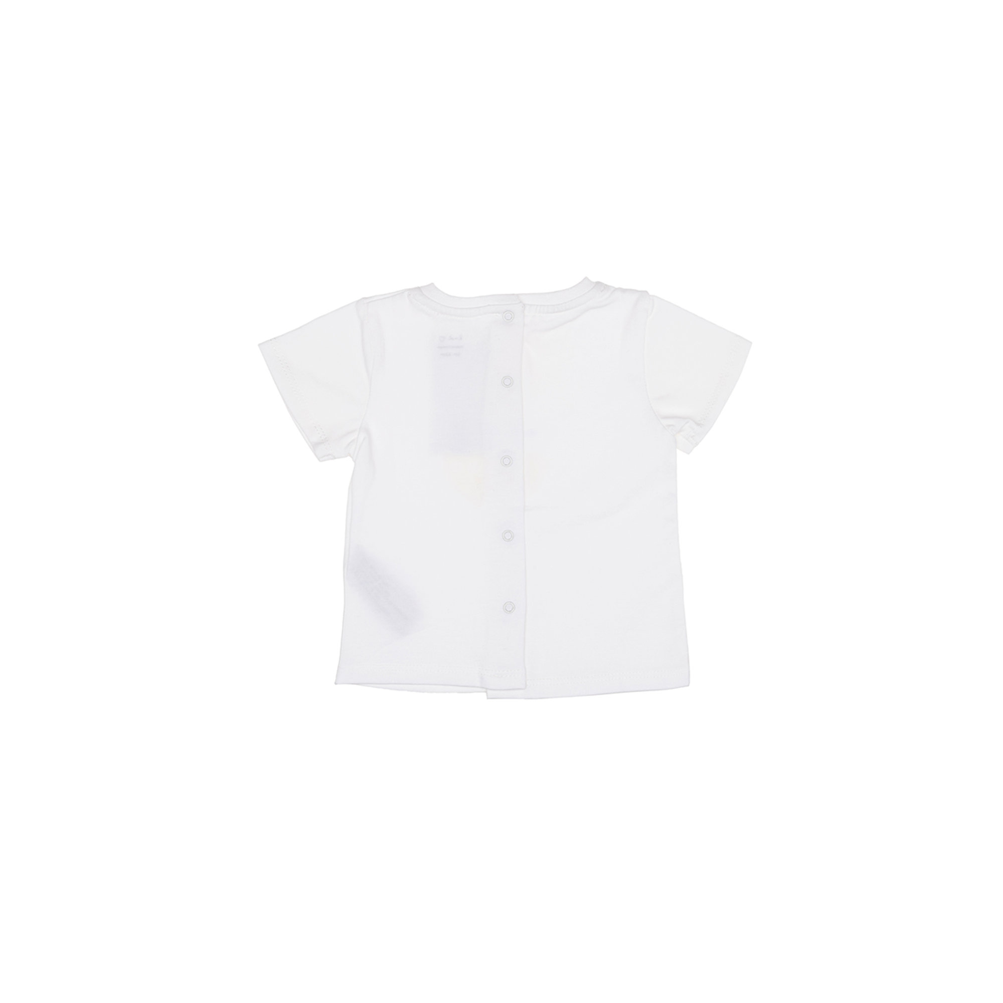 T-shirt con barchetta bianca KNOT vista1