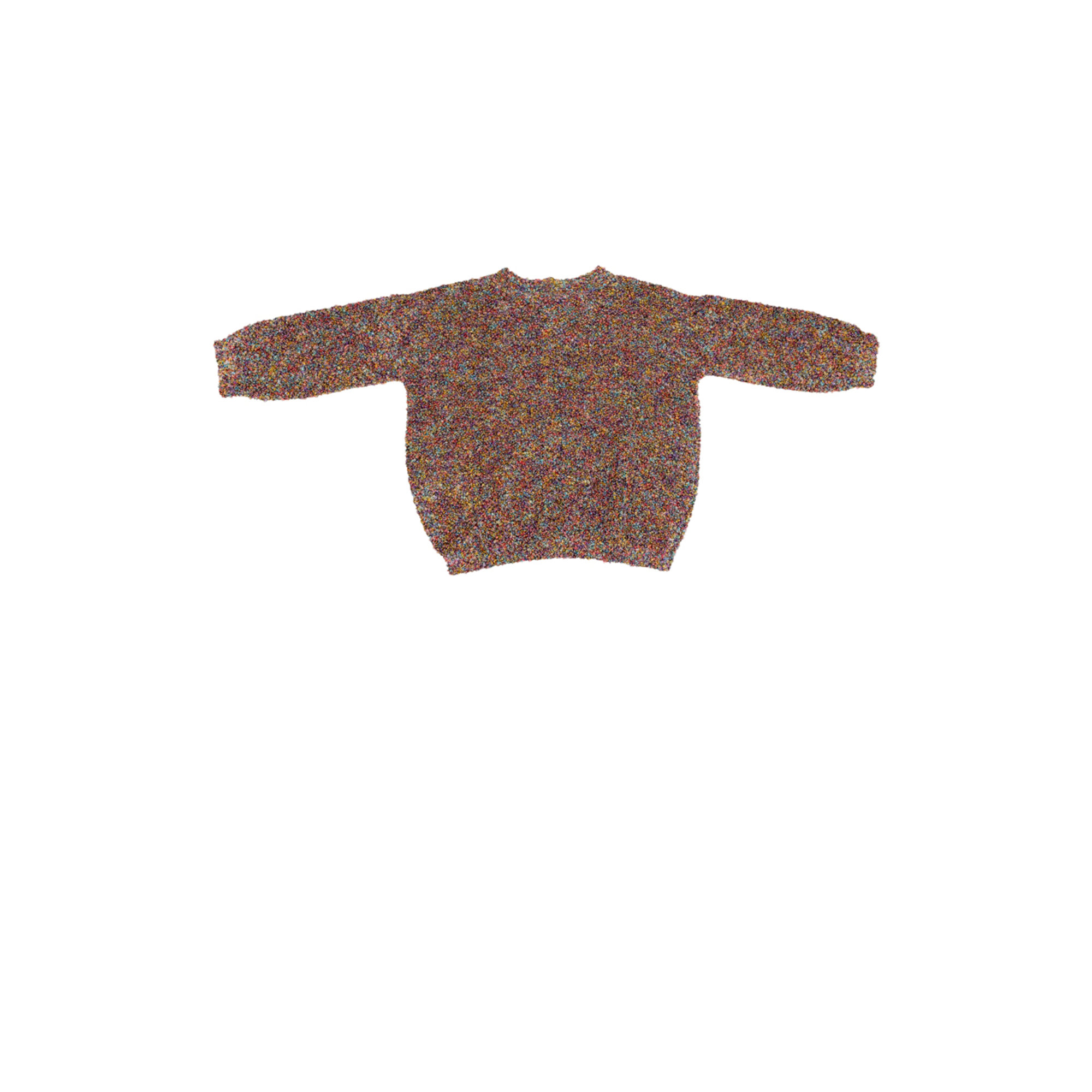 Maglione millecolori con elastico in fondo CAFFè D'ORZO vista1