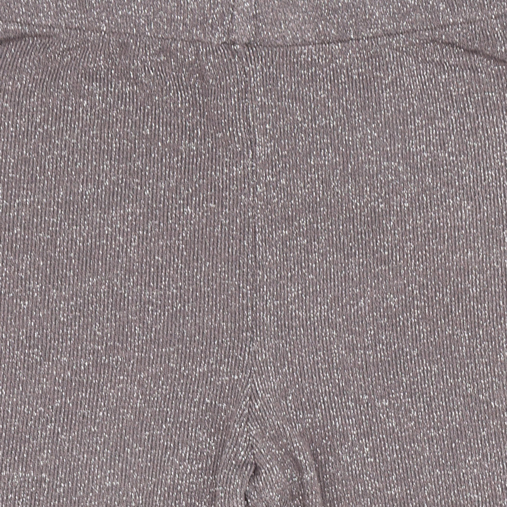 Legging lurex grigia e argeno CAFFè D'ORZO vista2