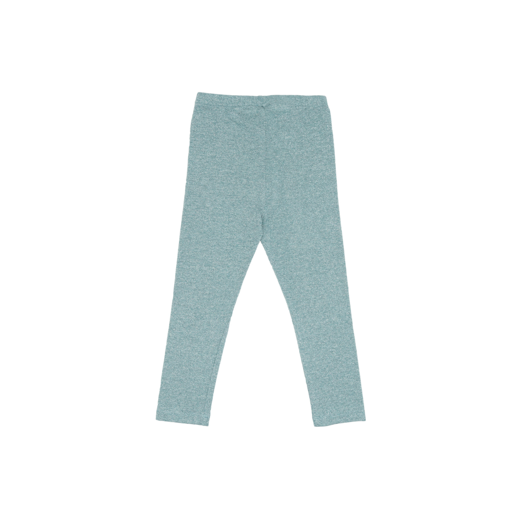 Pantalone morbido verde acqua con fili lurex CAFFè D'ORZO vista1