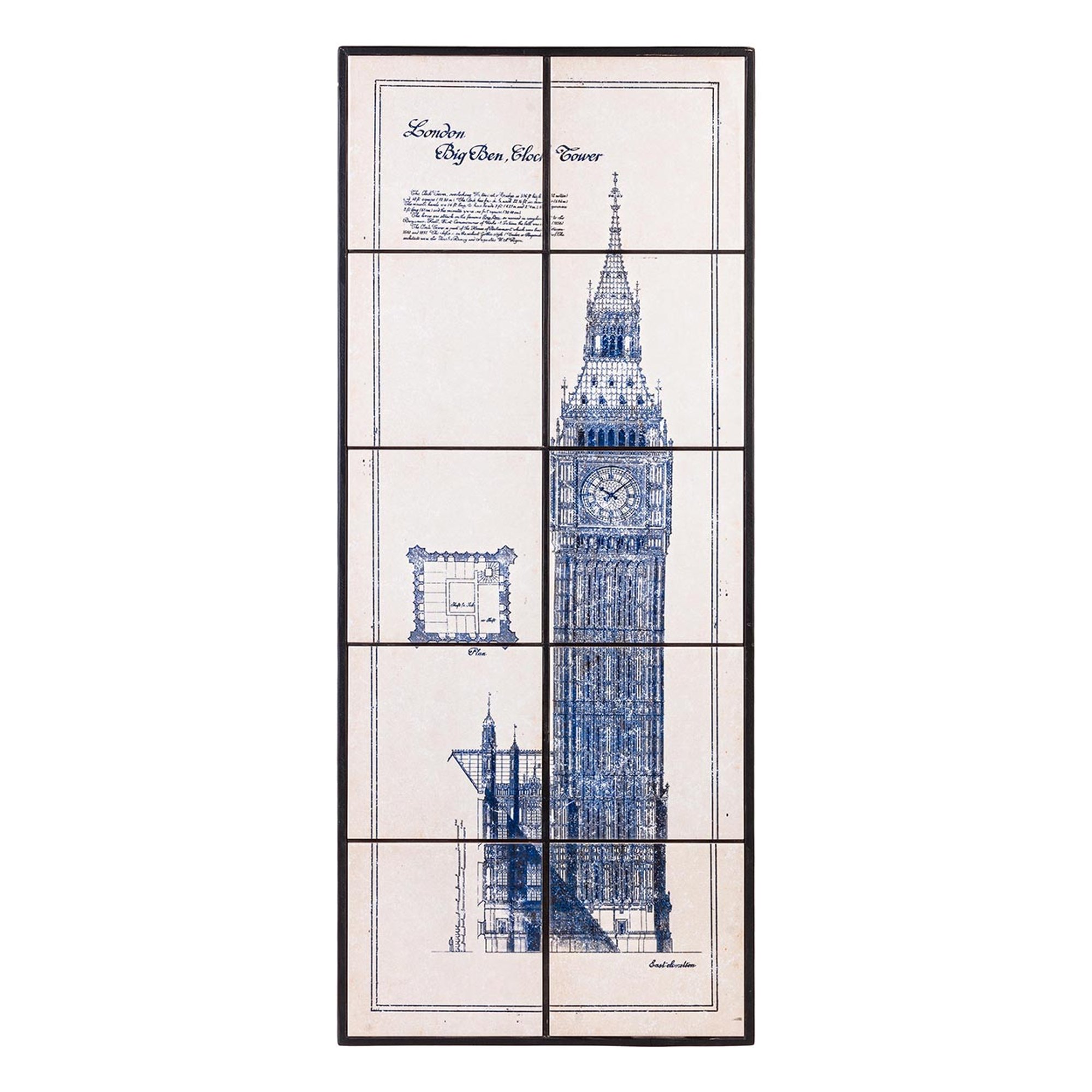 Quadro con cornice Majolic Big Ben Atmosfere radical chic vista0