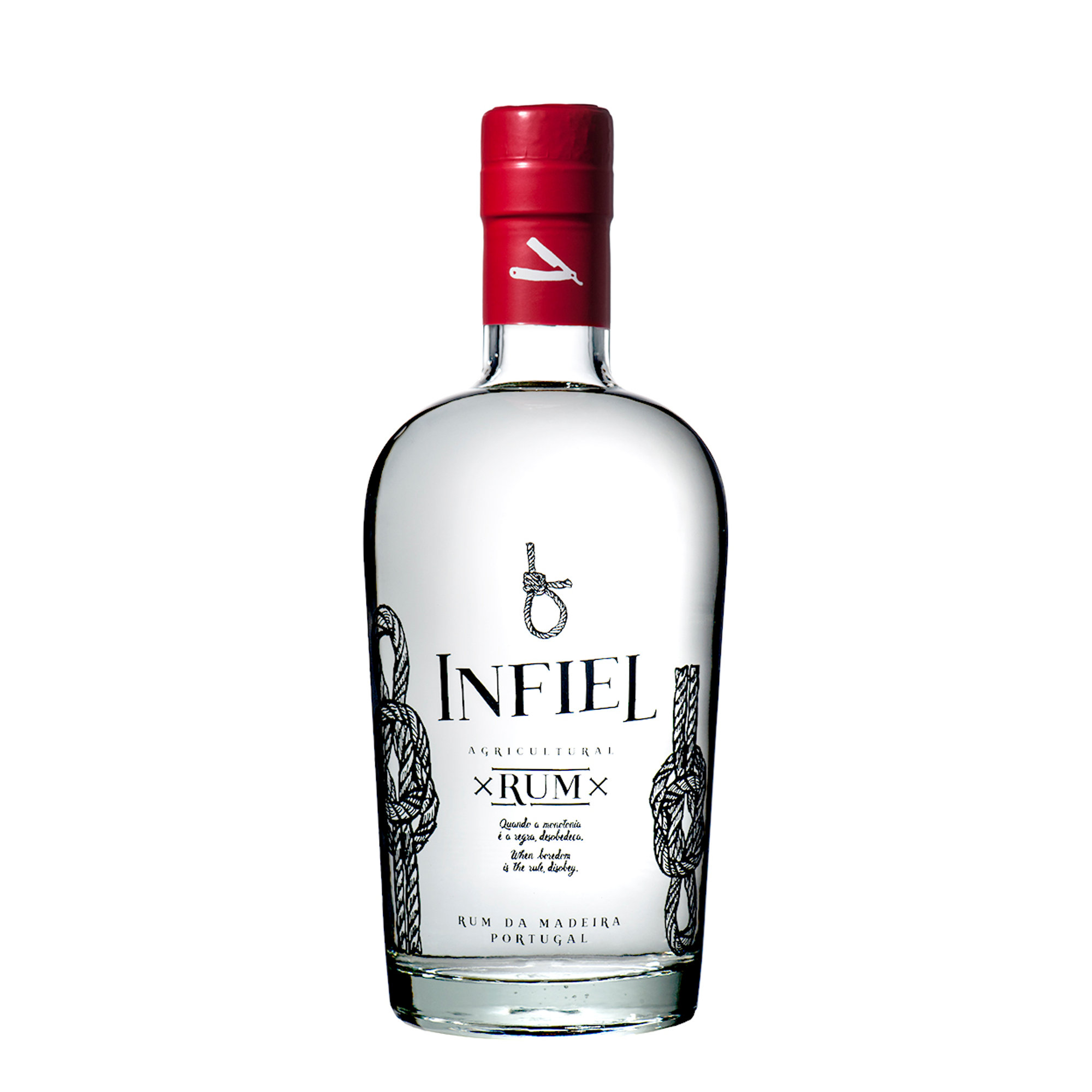 1 bottiglia - Rum Bianco Infiel 70 cl Lisboa Wine & Spirits vista0