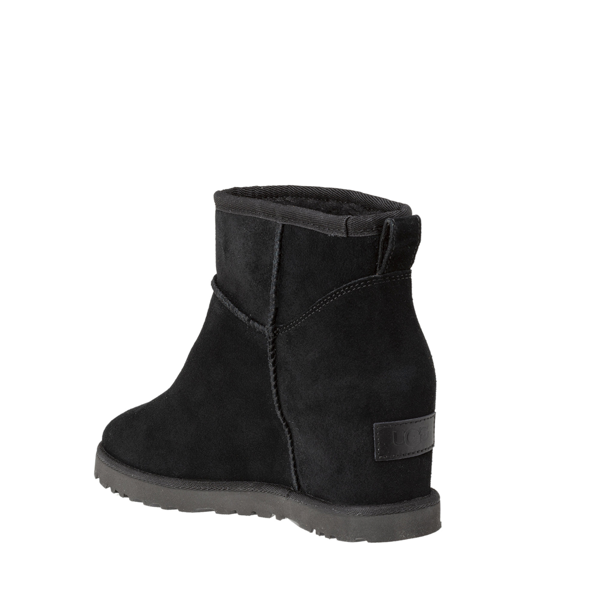 Stivali Classic Femme mini con zeppa neri Ugg vista1
