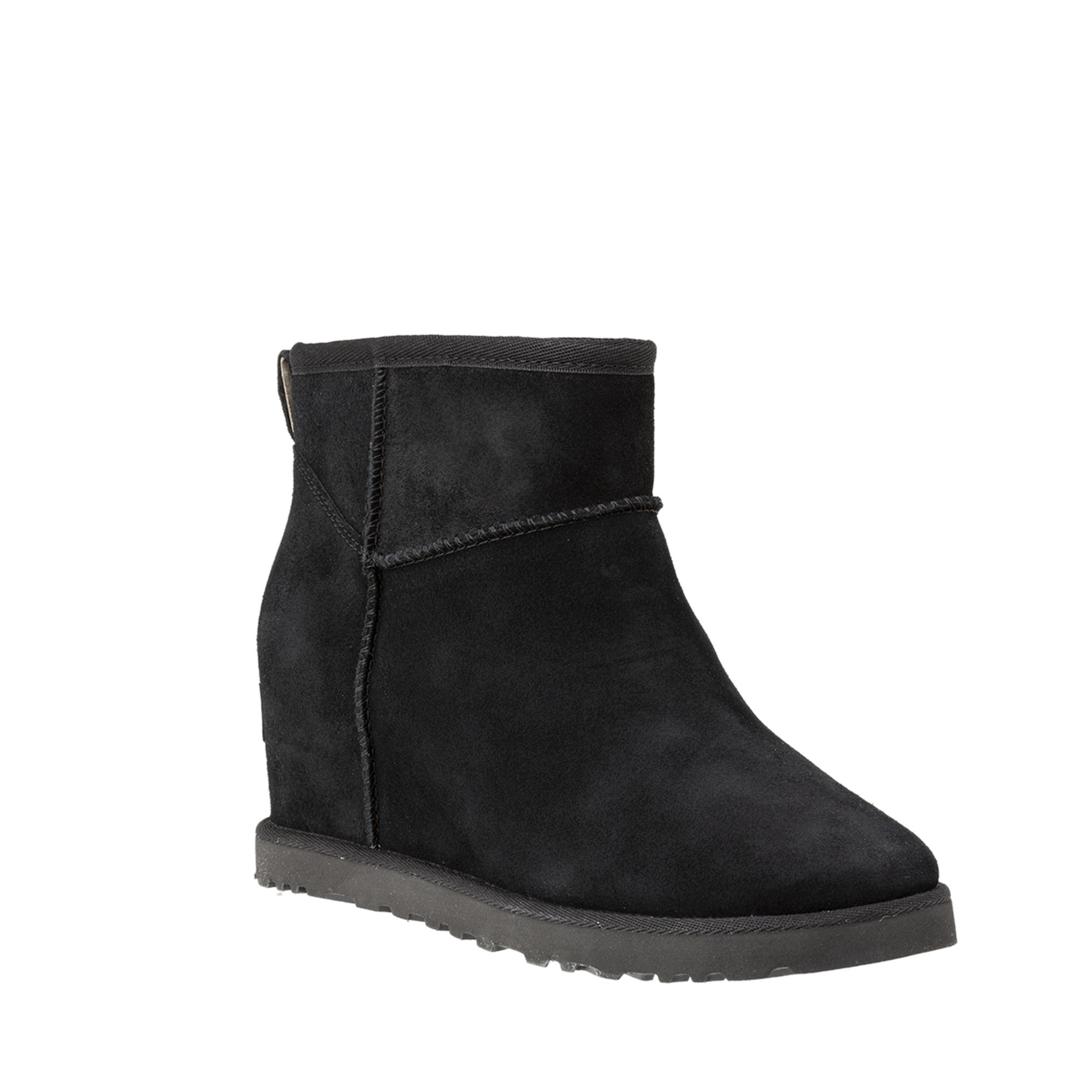 Stivali Classic Femme mini con zeppa neri Ugg vista2