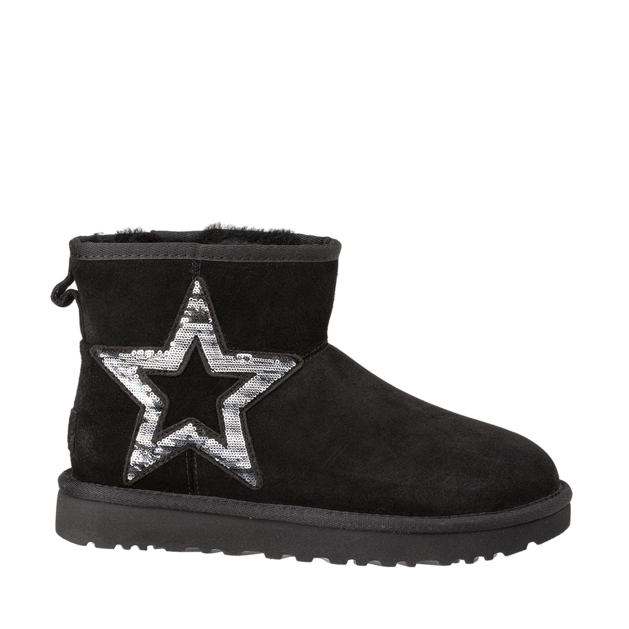 Stivali Classic mini Star neri Ugg vista0