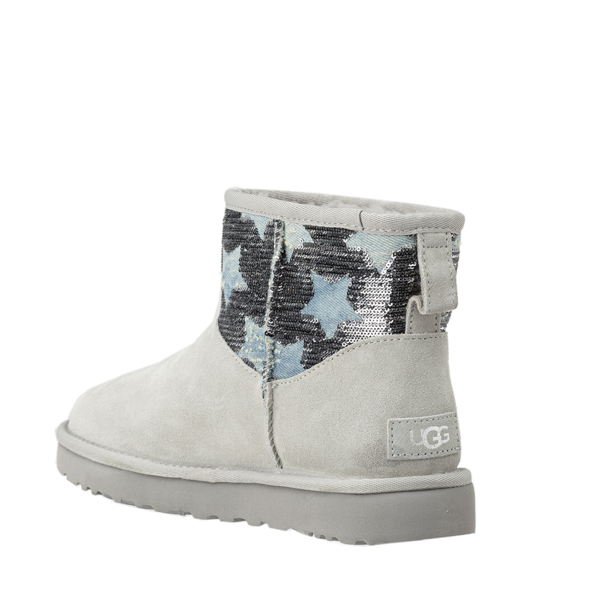 Stivali Classic mini Sequin Stars grigi Ugg vista2