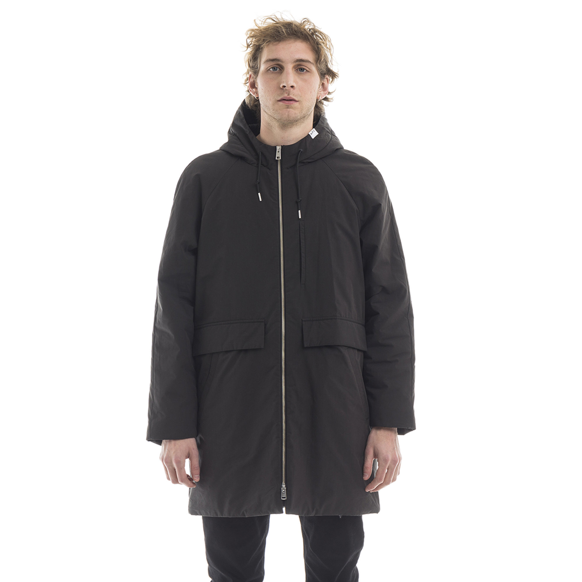 Parka con cappuccio A.P.C. nero A.P.C. vista0