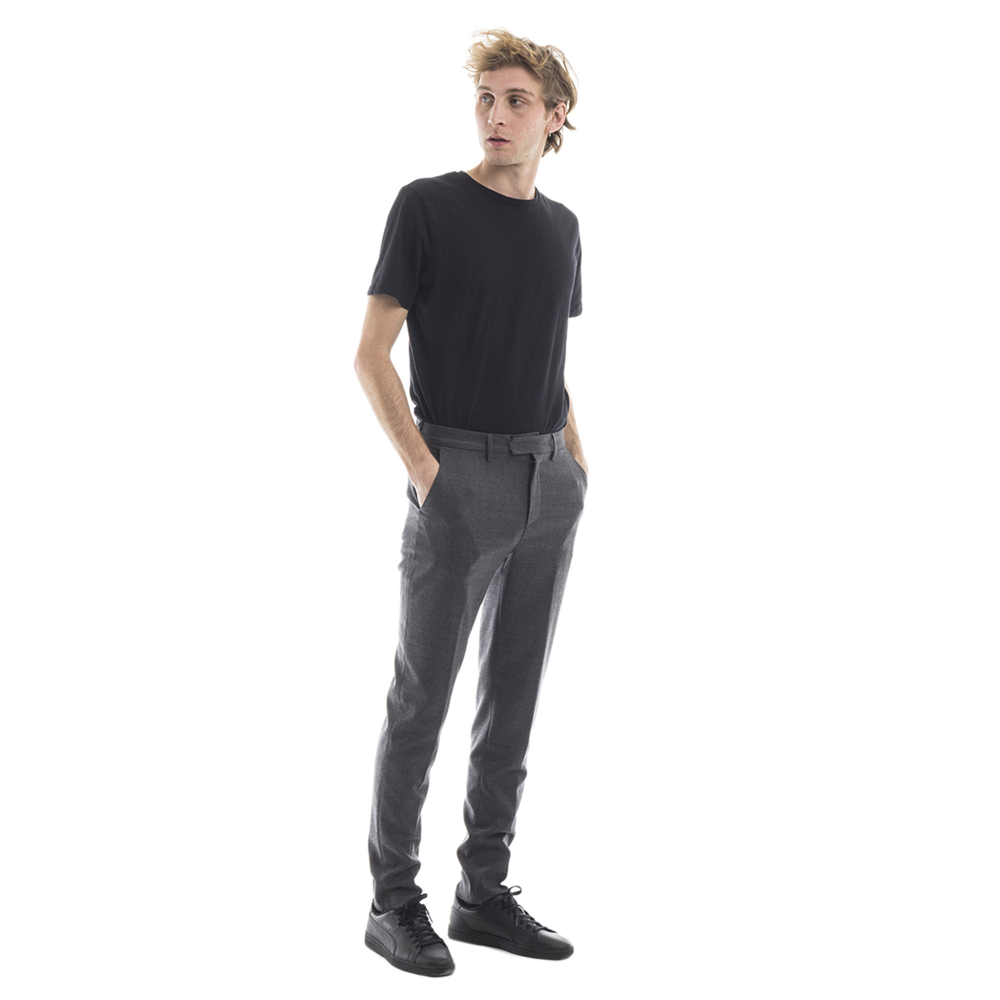 Pantalone elegante in lana grigi Barena vista1