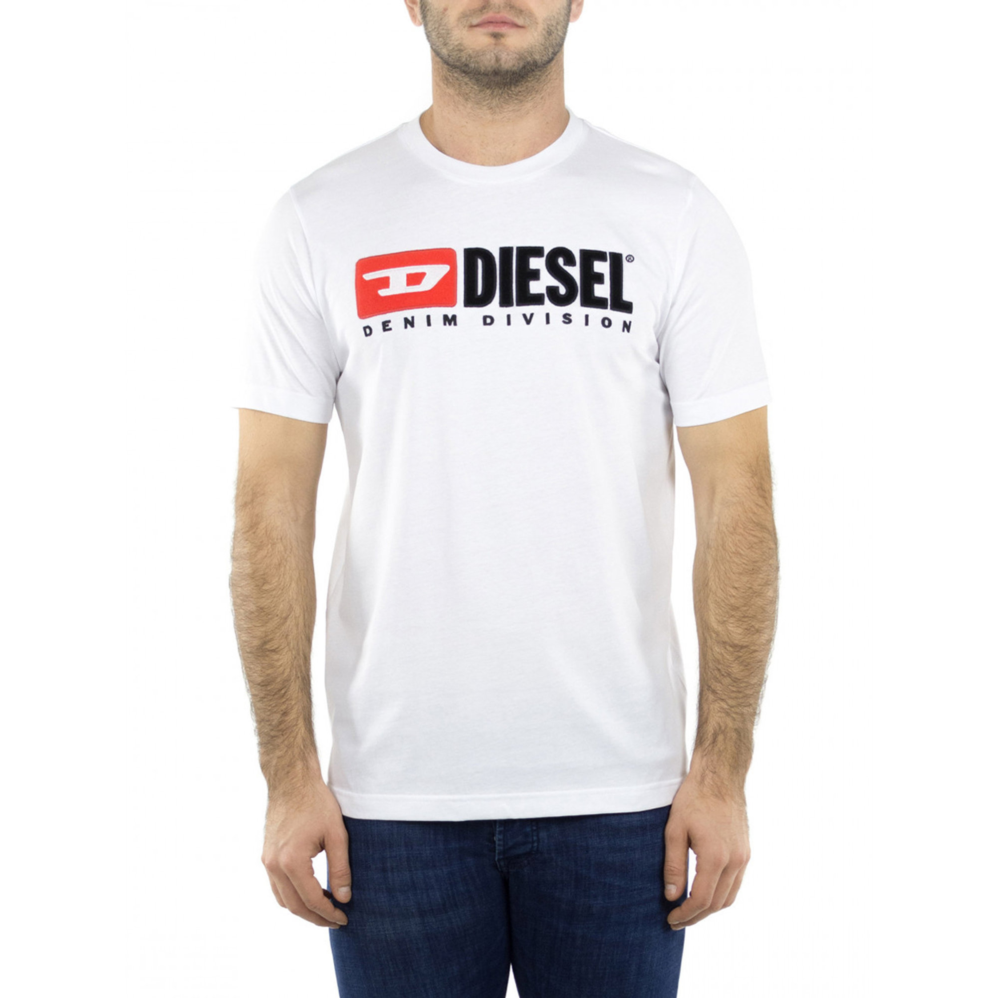 T-shirt Diesel Denim Division bianca Diesel  vista0