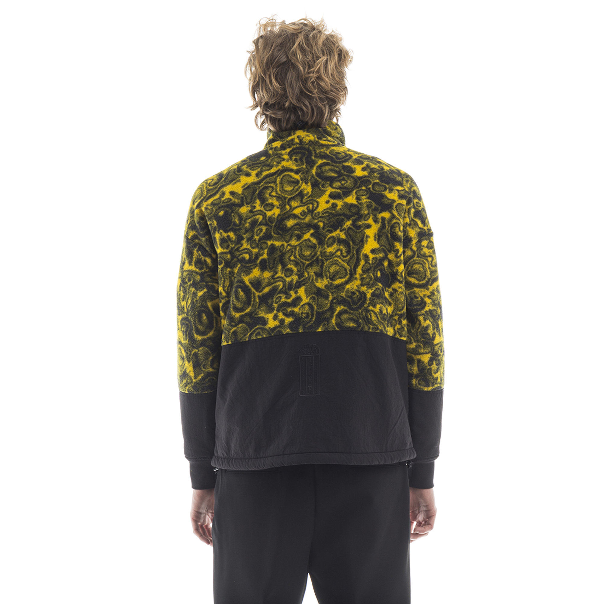 Maglione in pile 94 ??Rage nero e giallo The North Face vista2