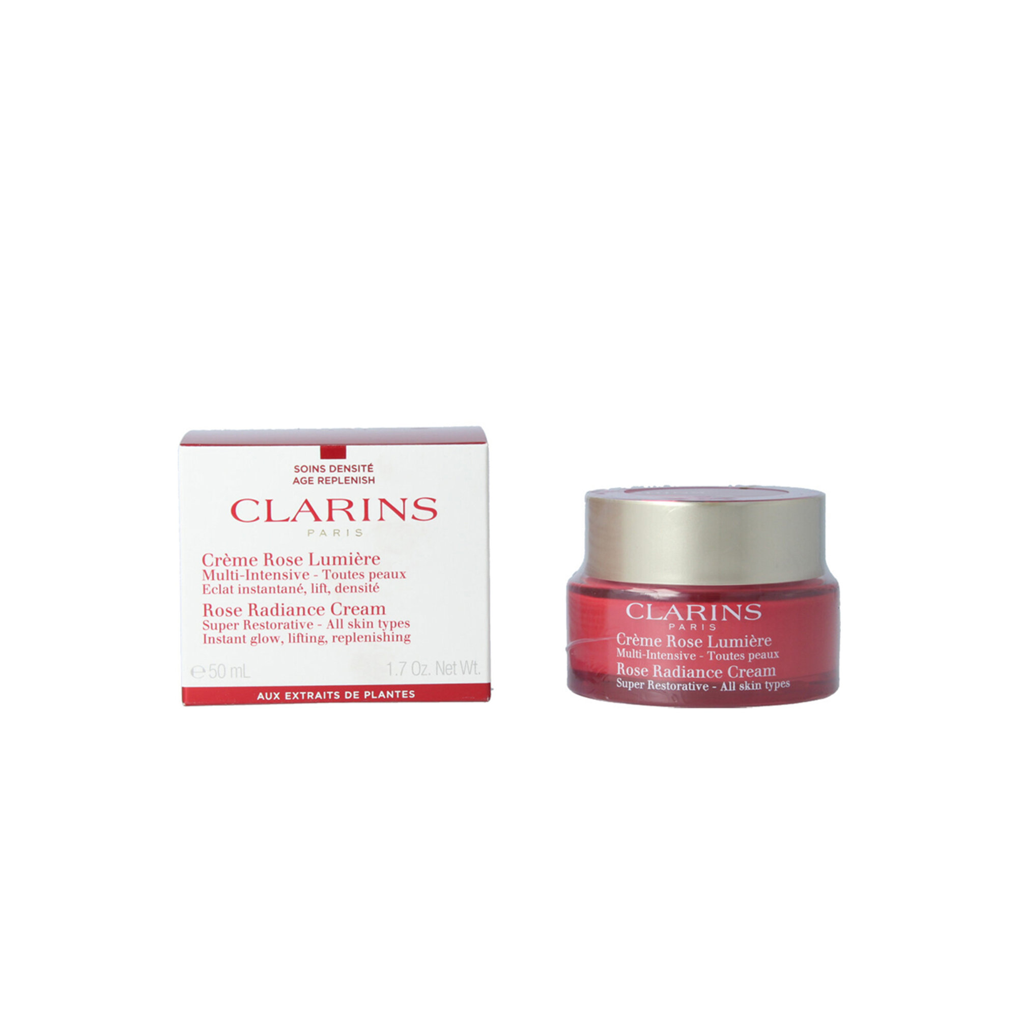 Clarins creme rose lumiere 50 ml Clarins vista0