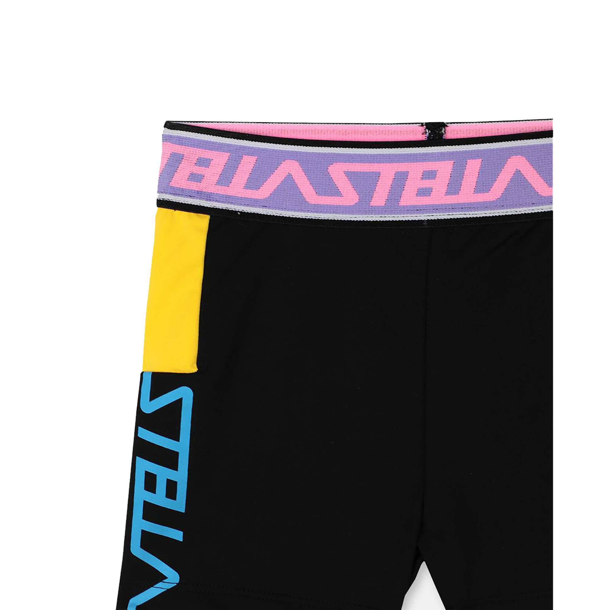 Short bimba in tessuto tecnico multicolor con elastico in vita Stella McCartney vista2