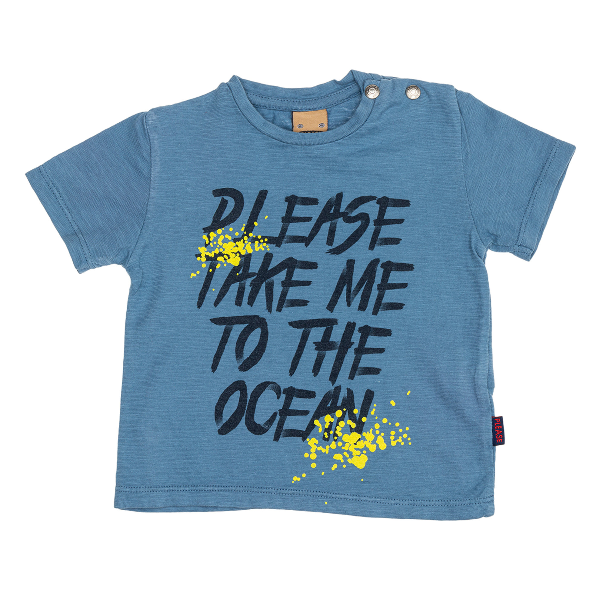 T-shirt a maniche corte con stampa Please  vista0
