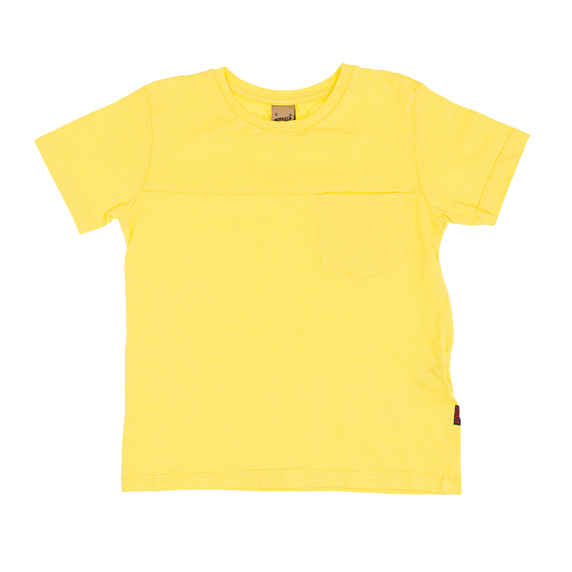 T-shirt effetto vintage con taschino Please  vista0