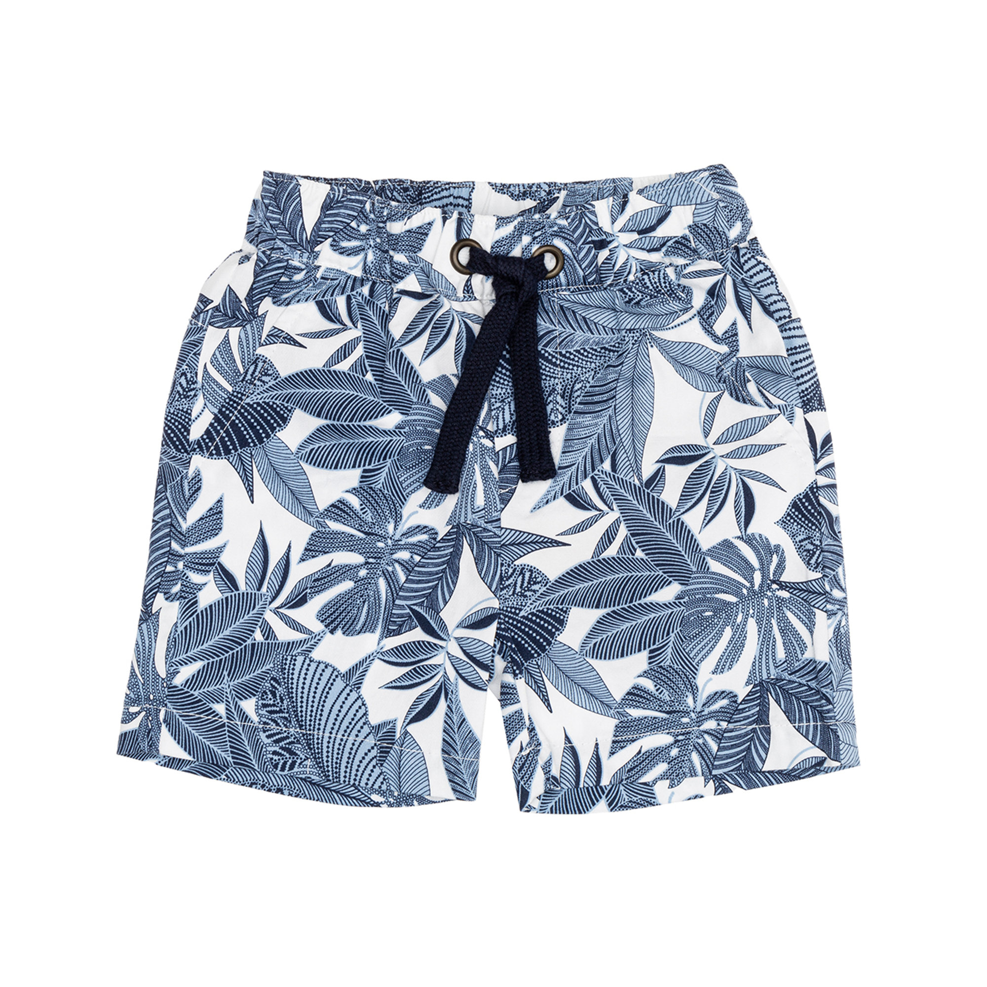 Short neonato con disegni azzurri Please  vista0