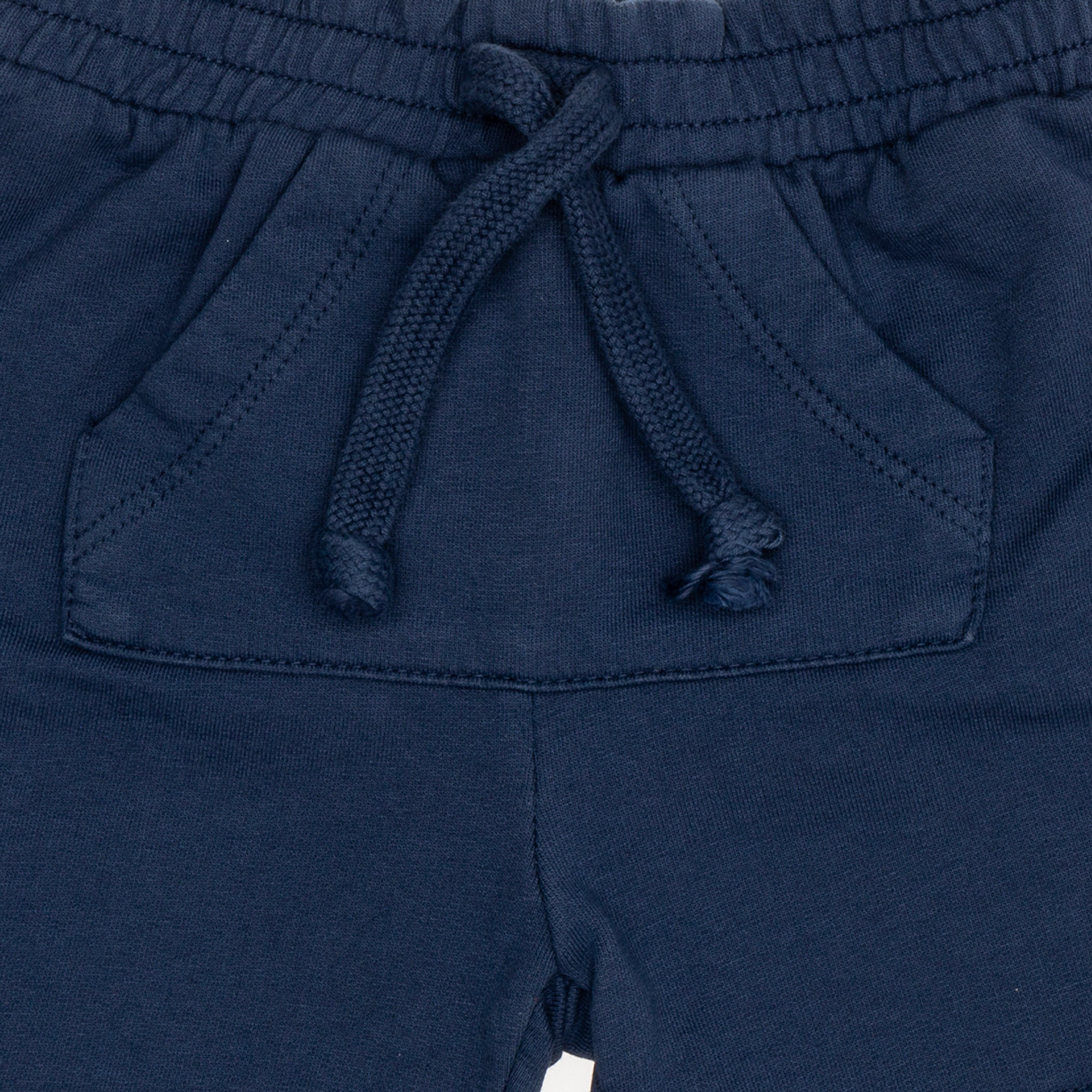 Short blu con elastico in vita Please  vista2