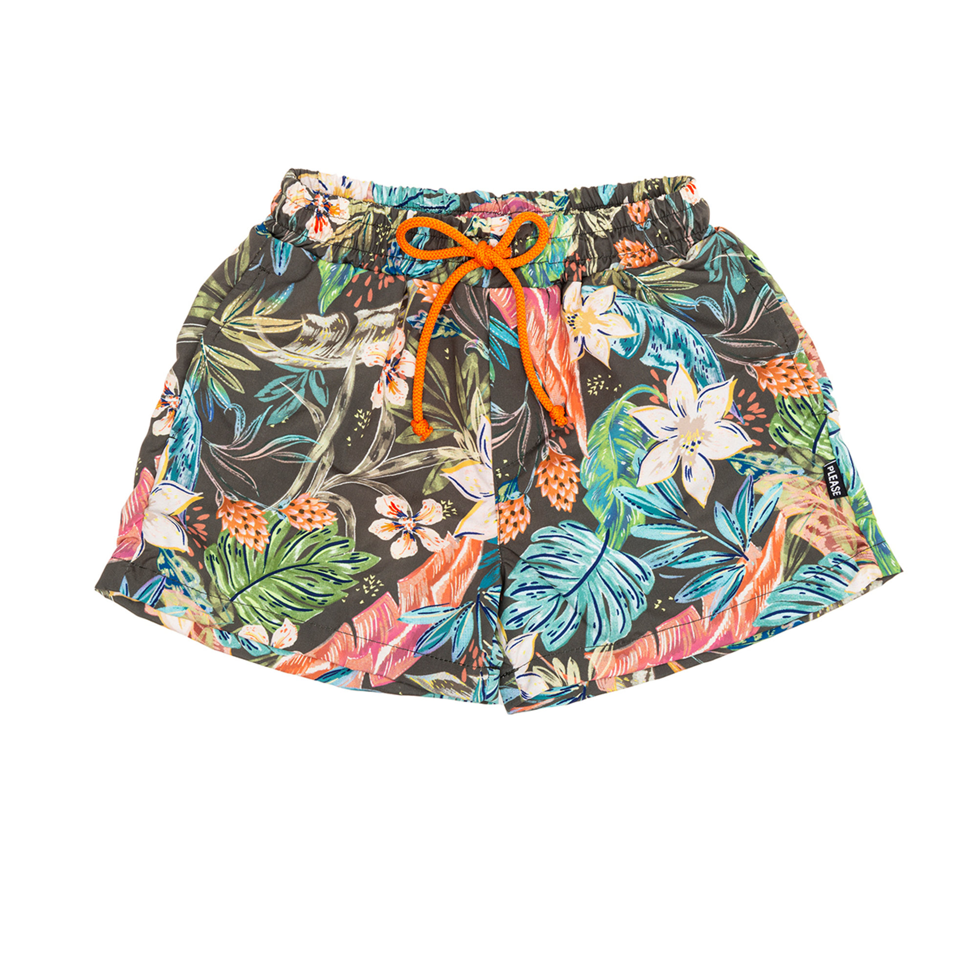 Boxer mare con stampa hawaina Please  vista0