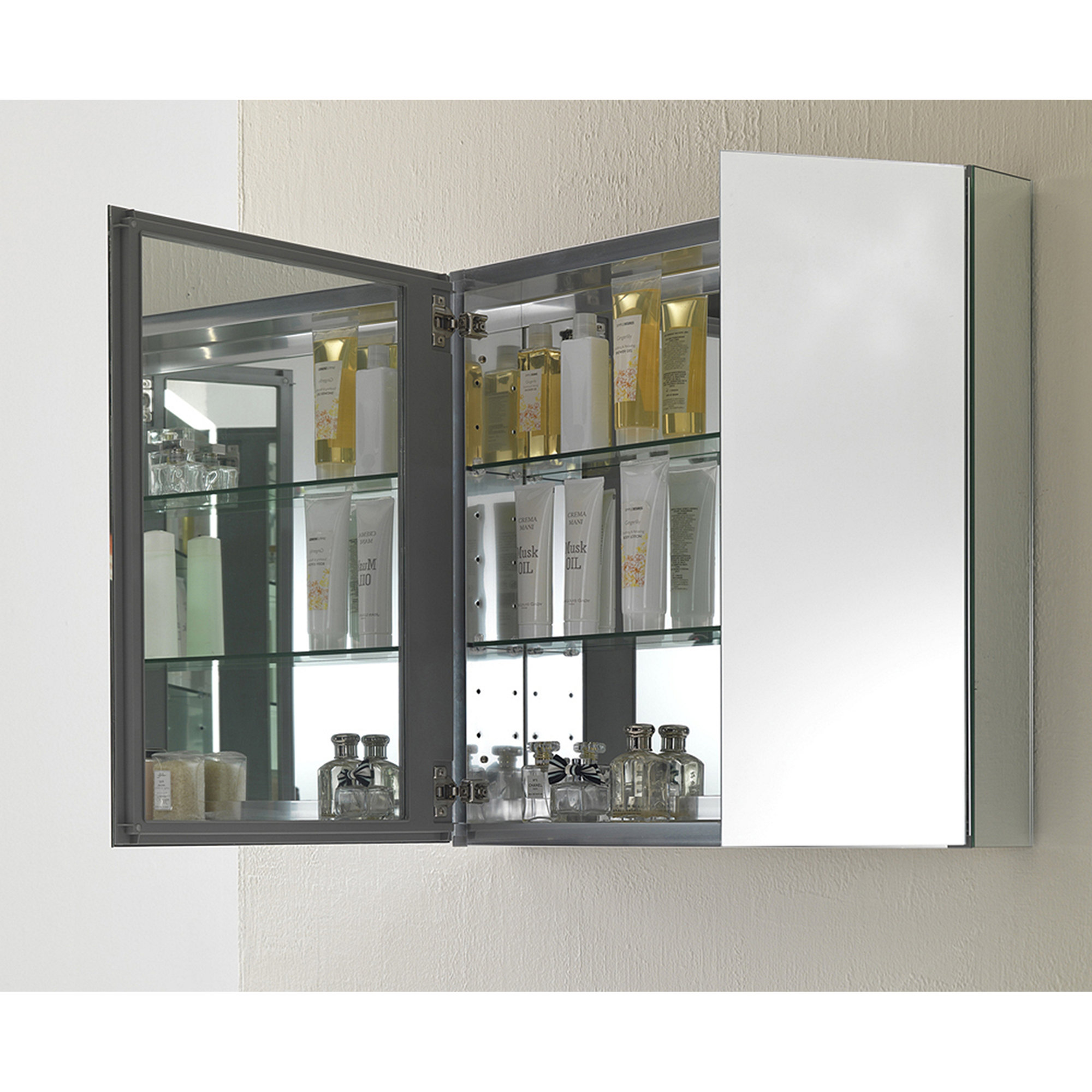 Specchiera contenitore a 2 ante Bath & Design vista1