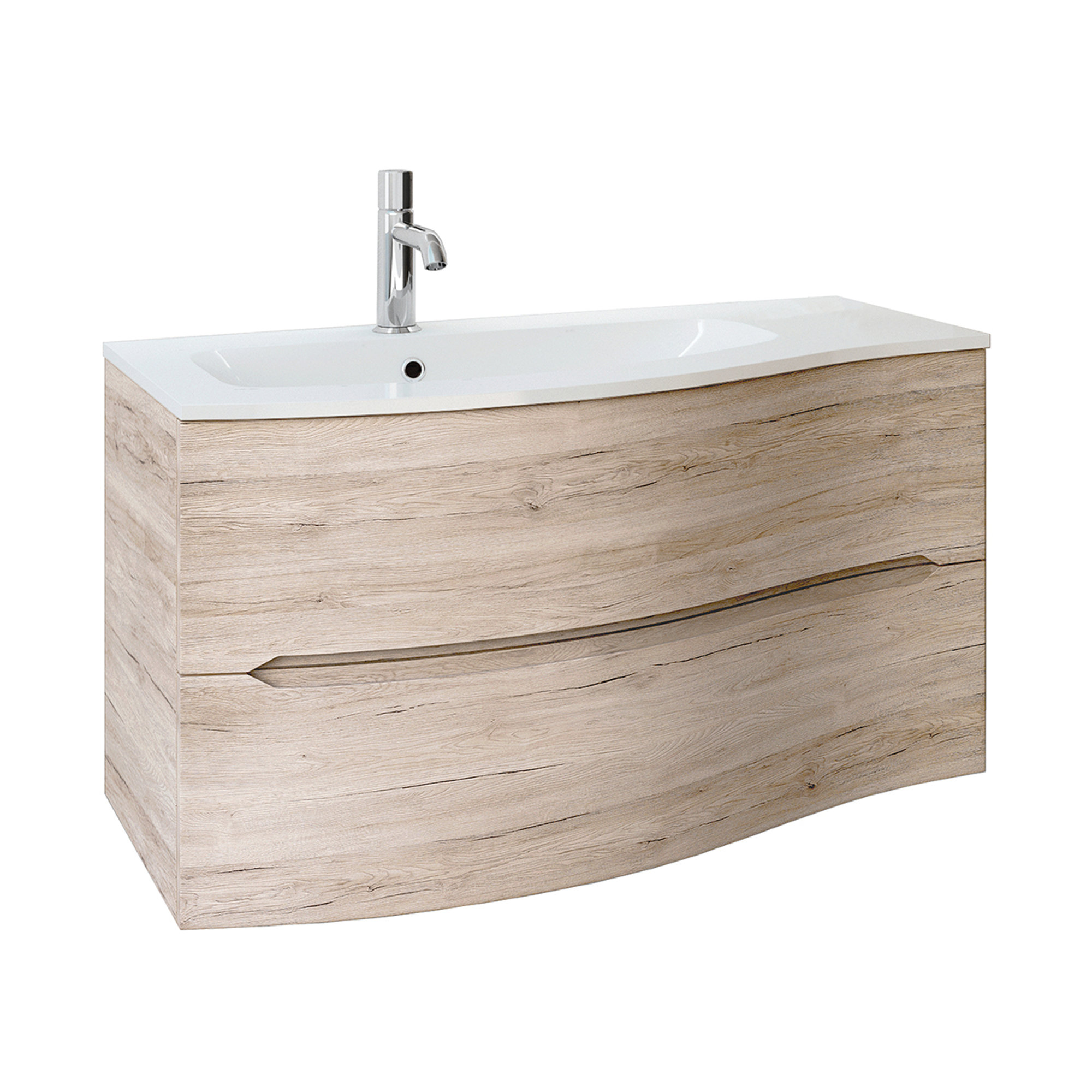 Mobile bagno SURF sx 90, rovere Bath & Design vista0