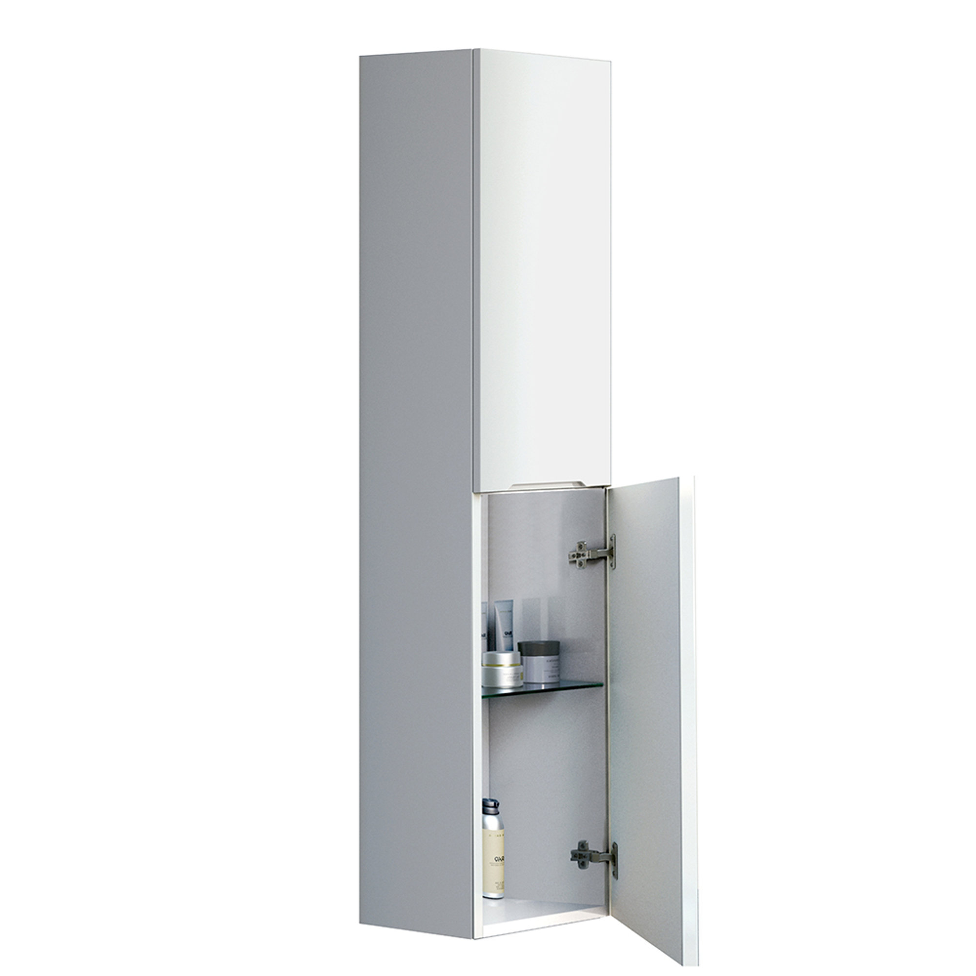 Colonna/Pensile dx, bianco lucido Bath & Design vista1