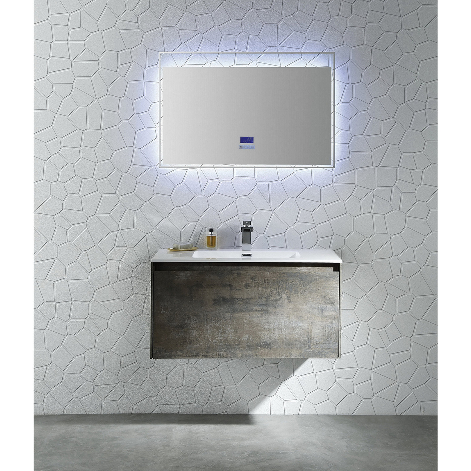 Mobile bagno ruggine 80 Bath & Design vista1