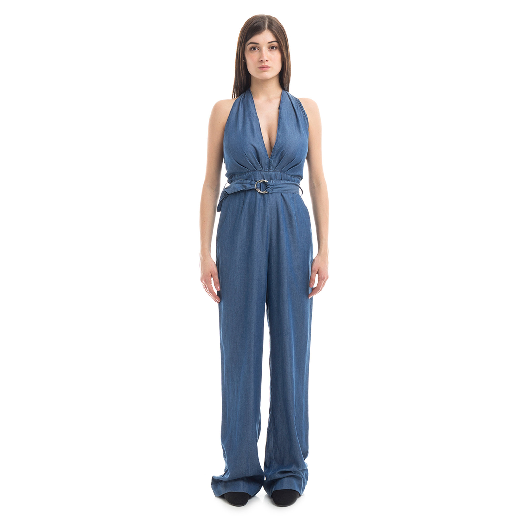 Tuta in lyocell blu Guess  vista0