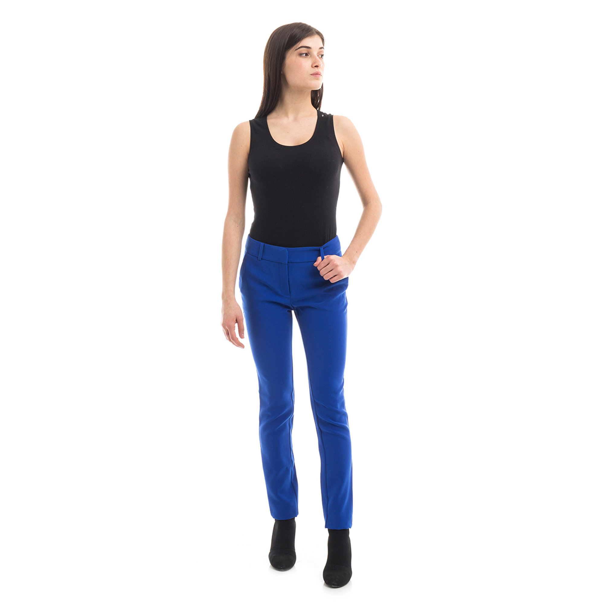 Pantaloni blu royal Guess  vista1