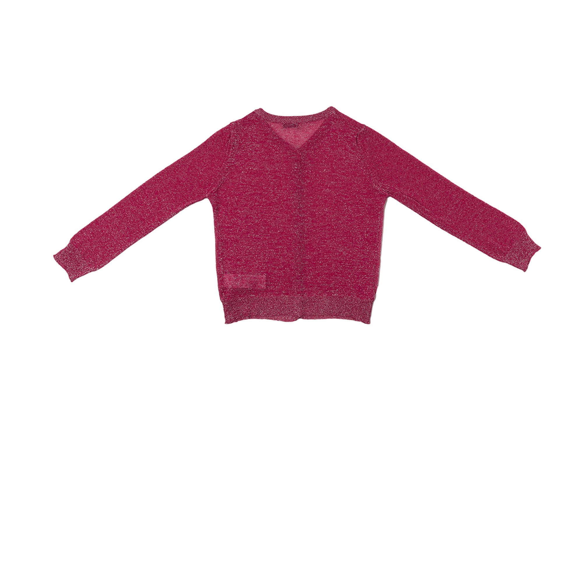 Cardigan con bottoni in lurex Dixie vista1