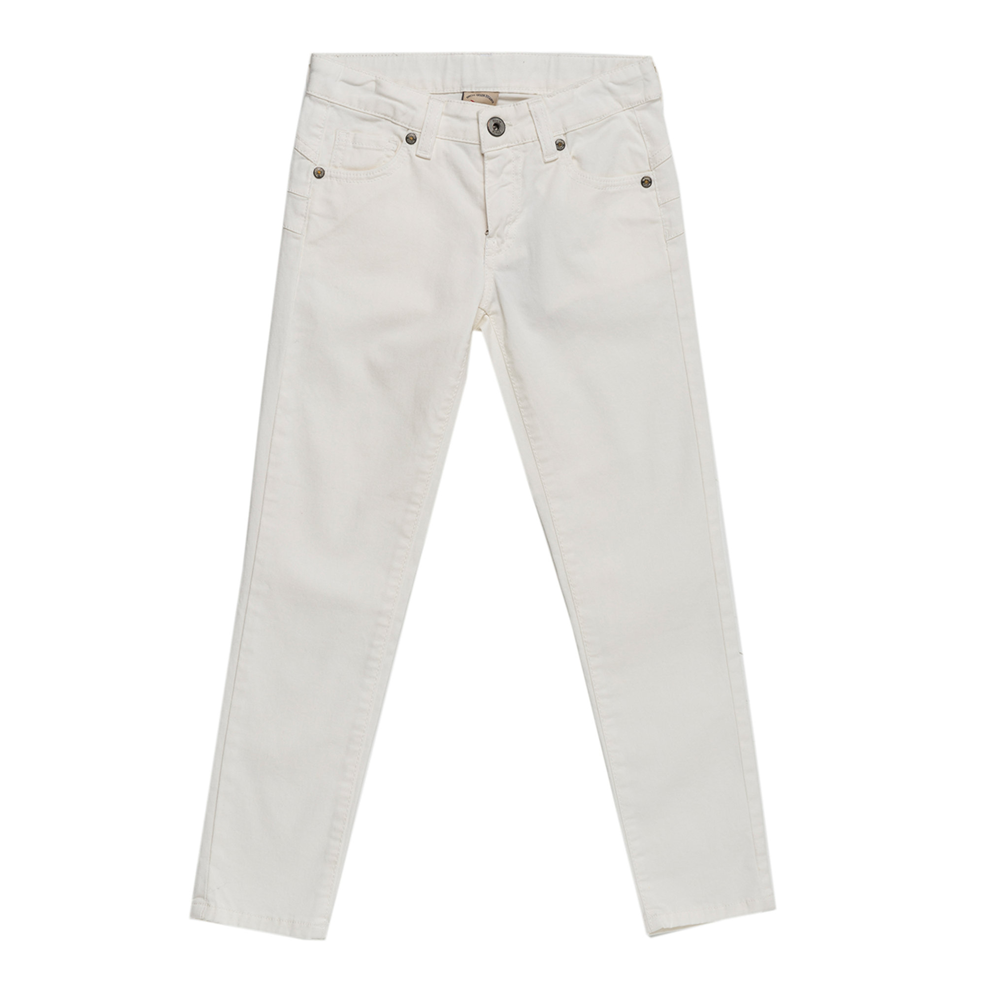 Pantalone bianco in cotone Dixie vista0