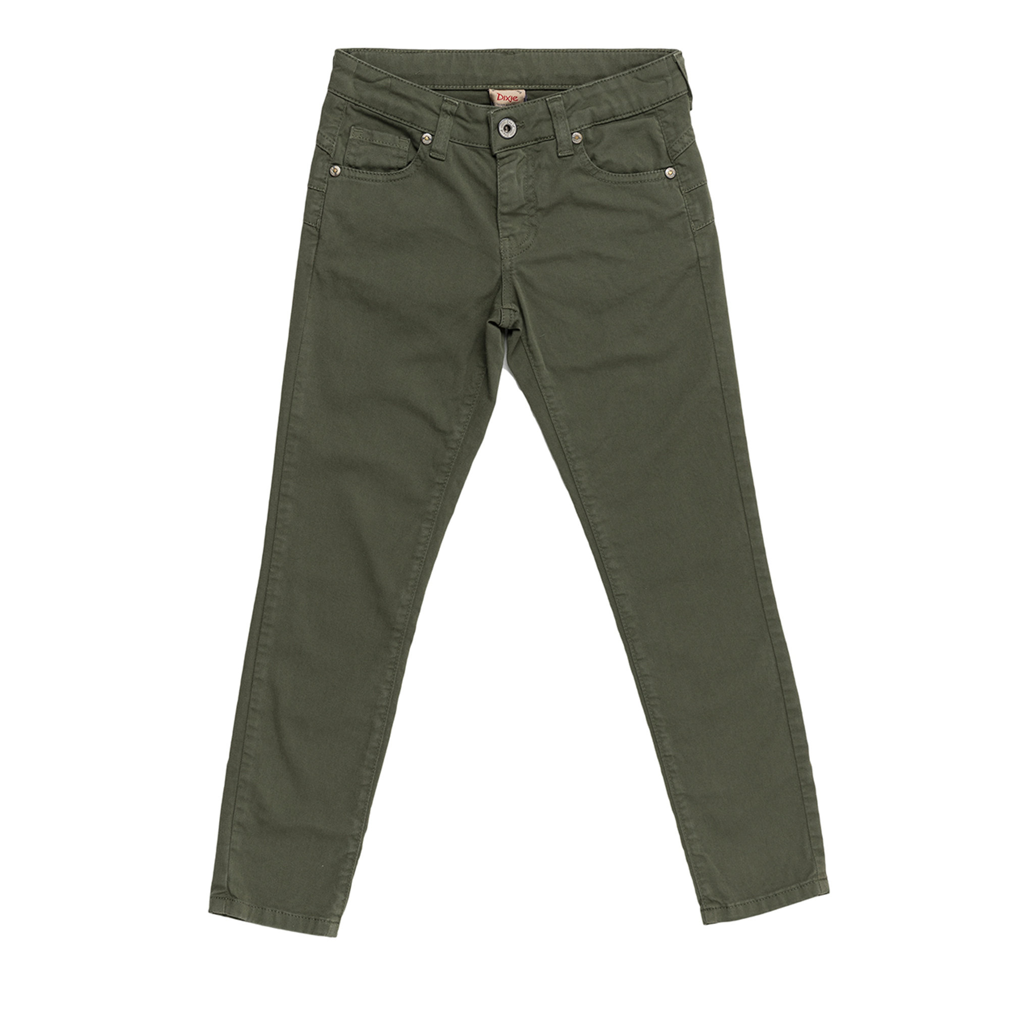 Pantalone verde in cotone Dixie vista0