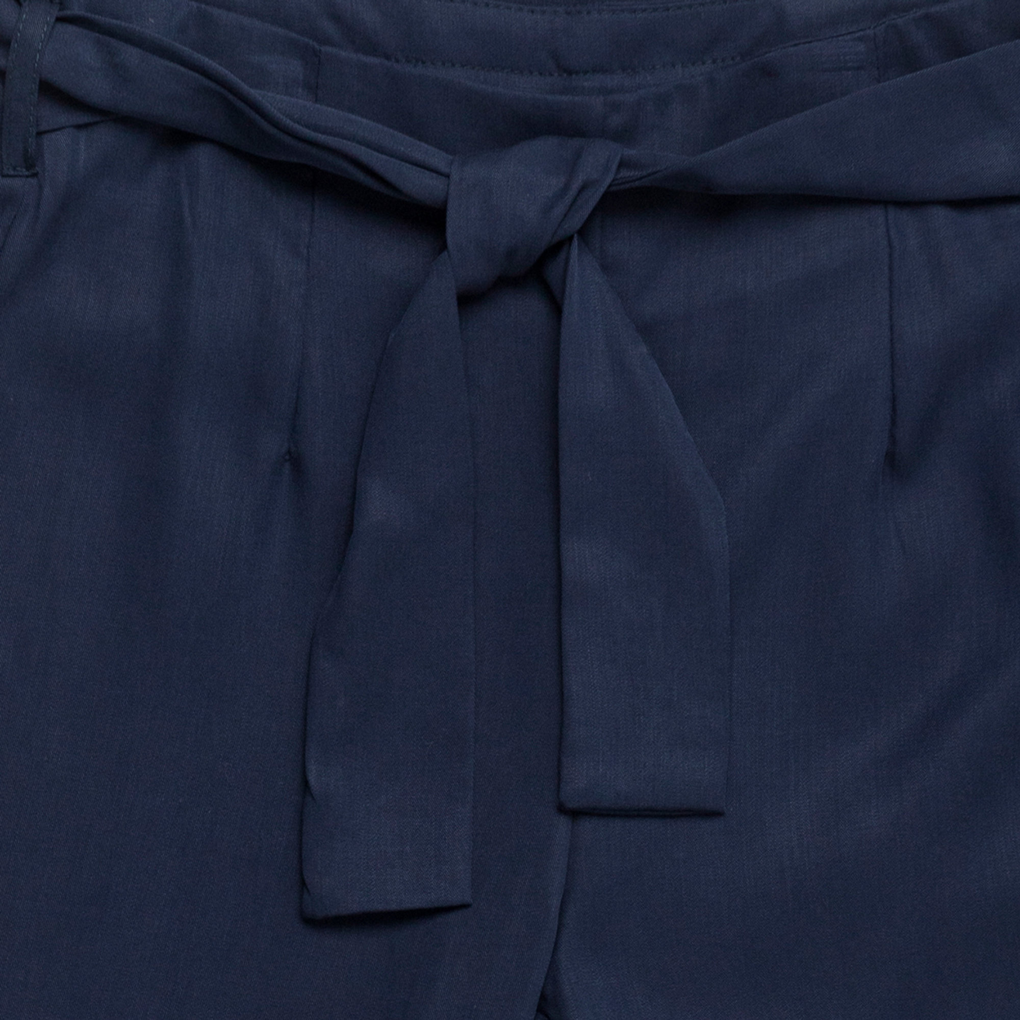 Pantalone con cintura in vita blu Dixie vista1