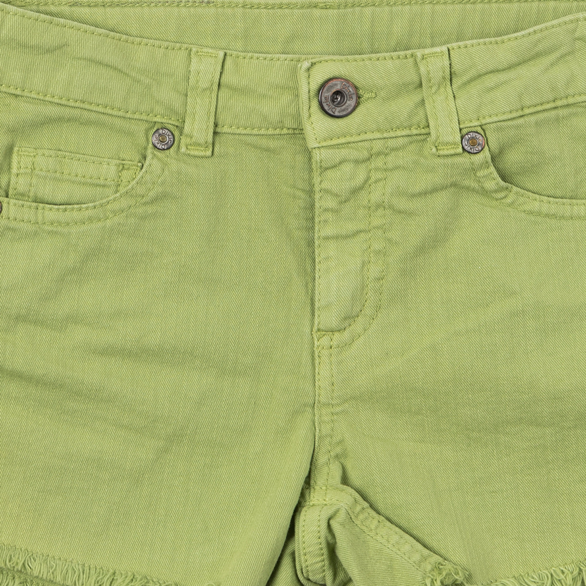 Short in denim verde mela Dixie vista2