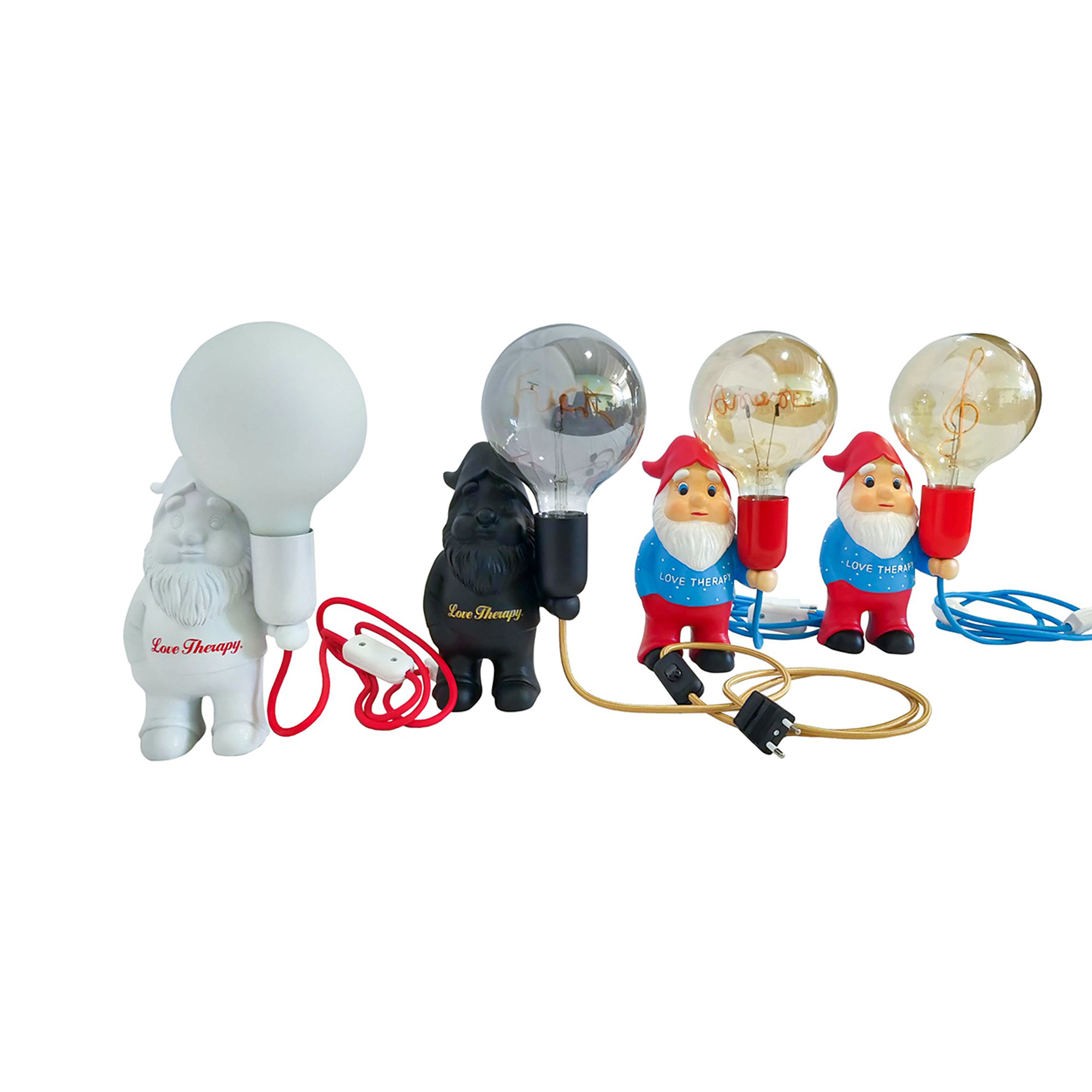Lampada da tavolo Gnomo, bianco Decora la tua casa vista7