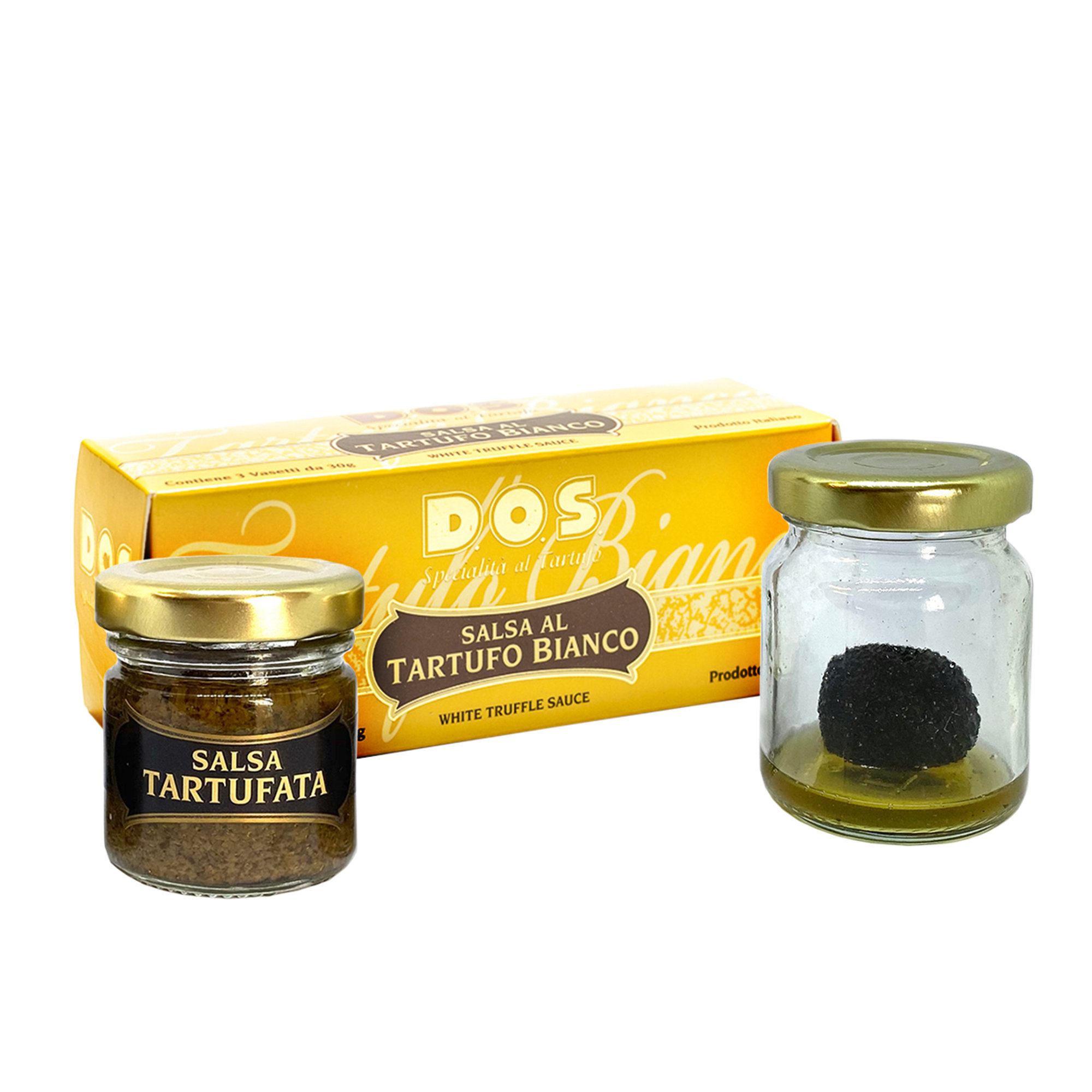Umbrian Truffle Sauce 50 g - Whole Truffle 15 g - Trio of White Truffle Sauce 30 g DOS Specialità al Tartufo vista0
