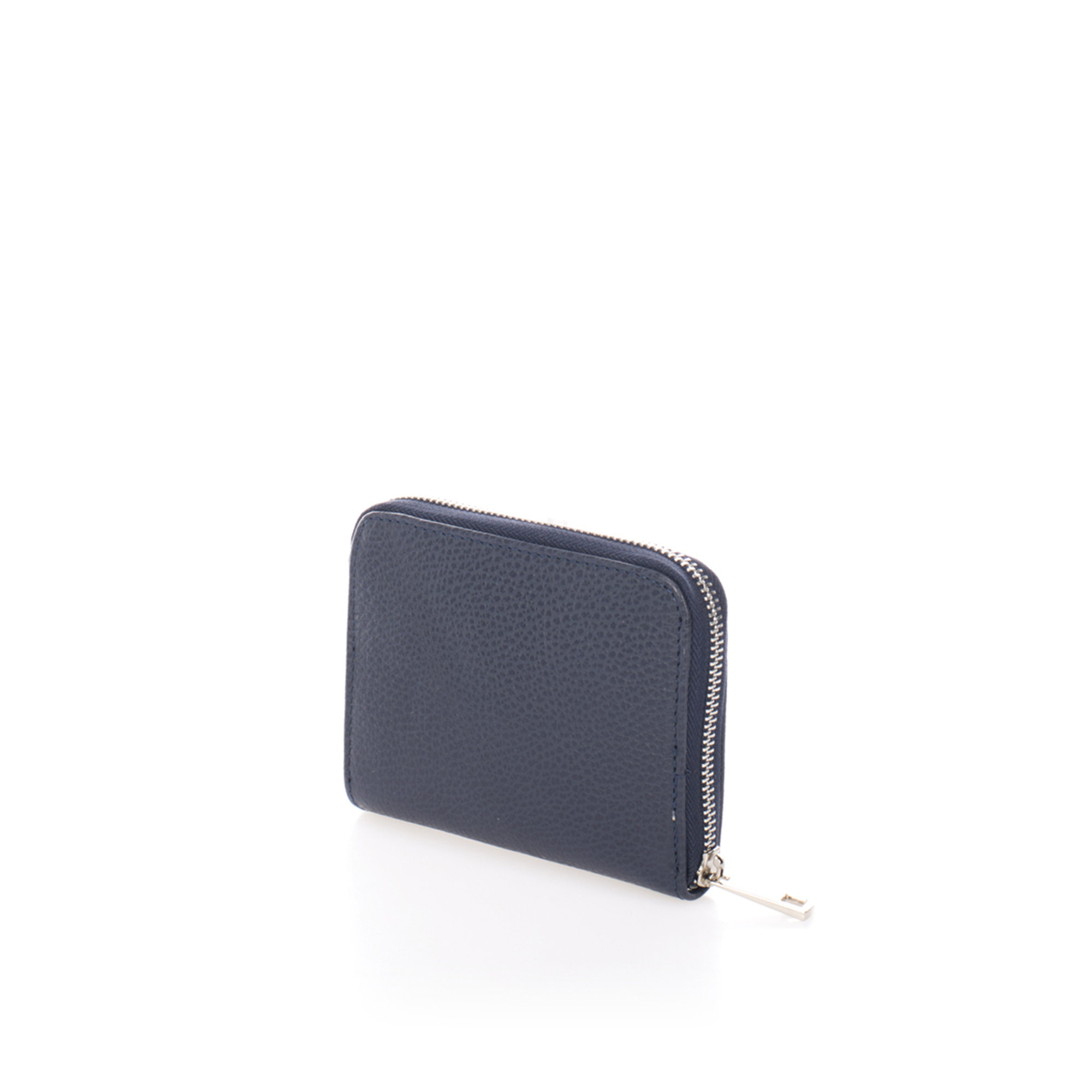Portafoglio zip around blu Markese vista1